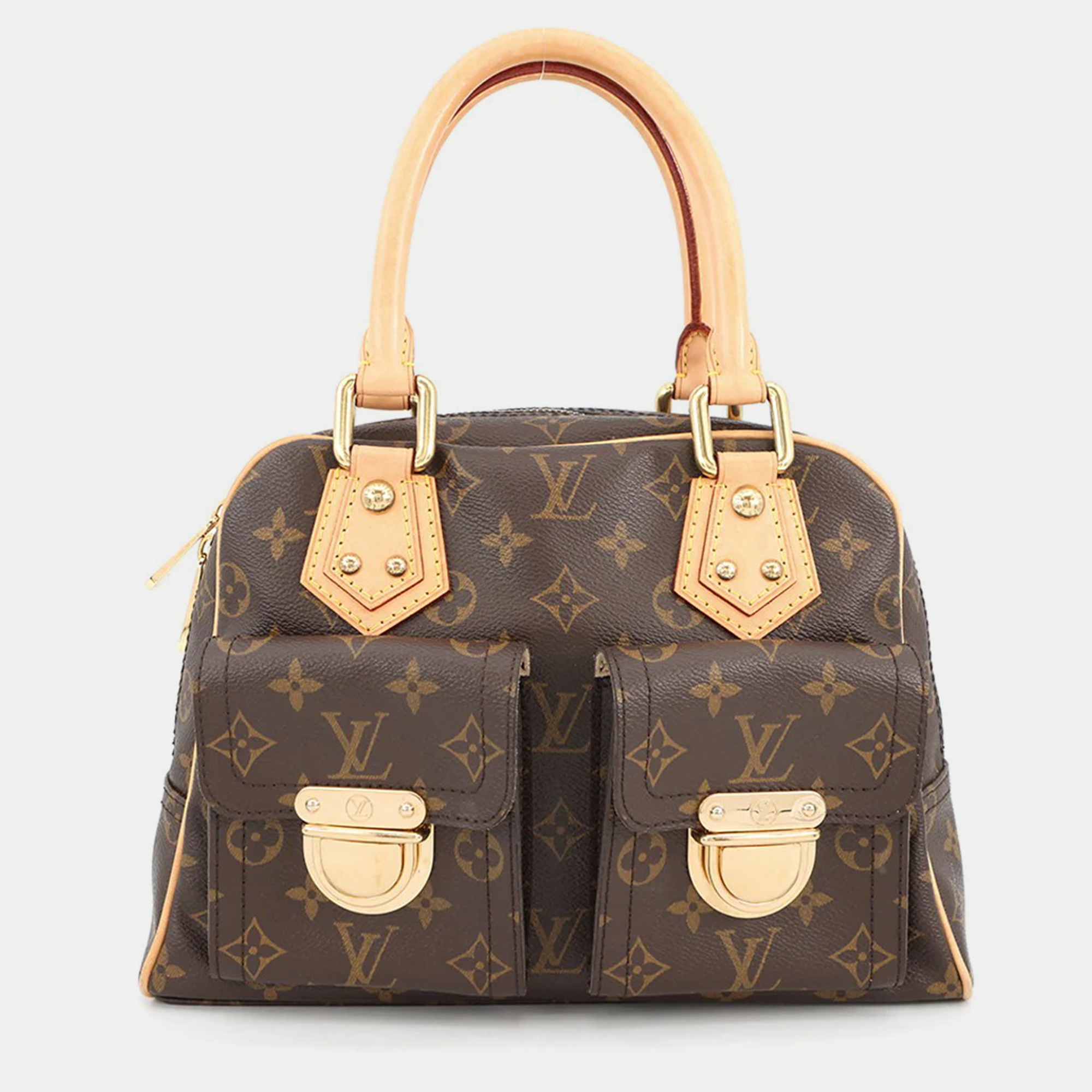 

Louis Vuitton Manhattan Beige Monogram Size Pm, Brown