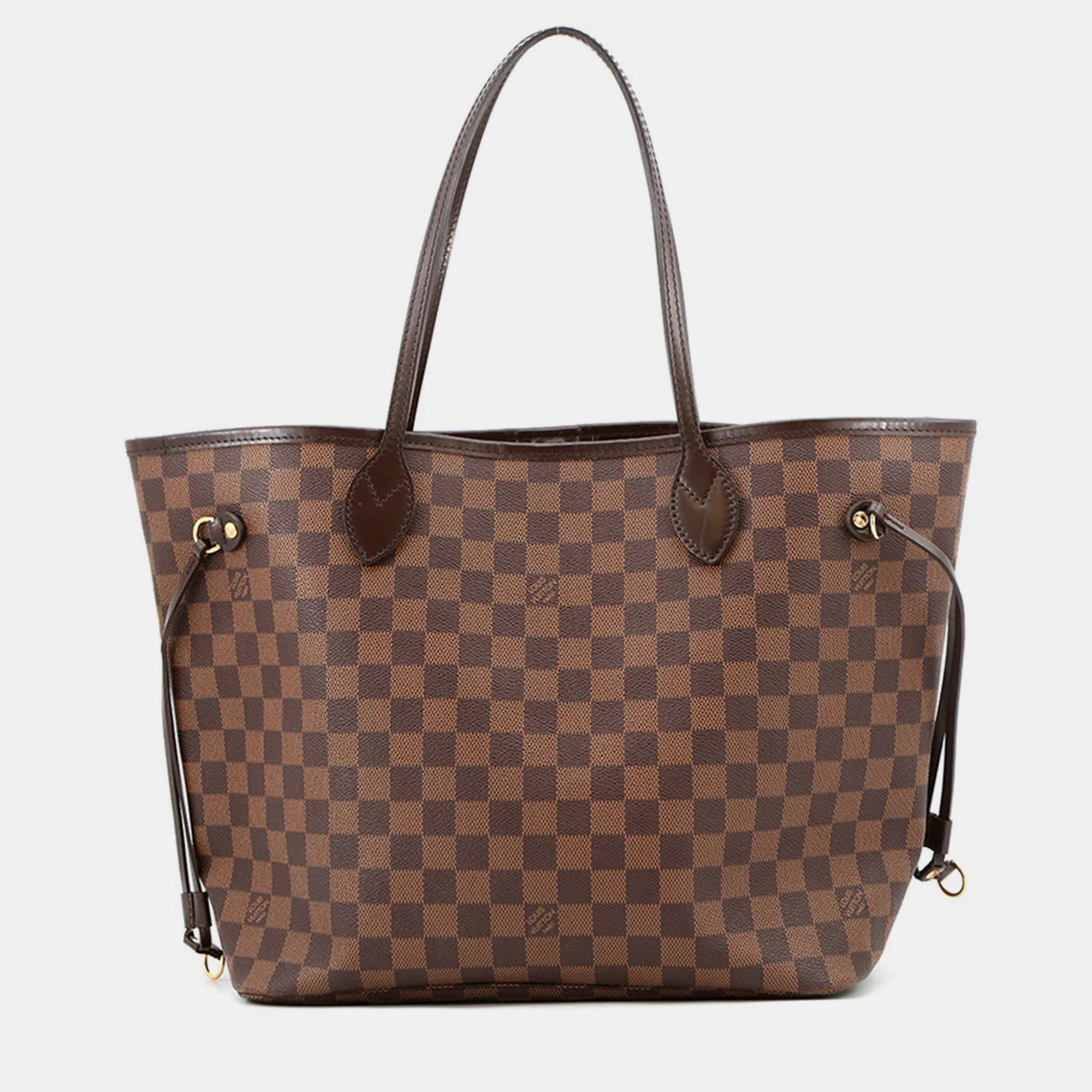 

Louis Vuitton Neverfull Cerise Damier Ebene Canvas Size Mm, Brown