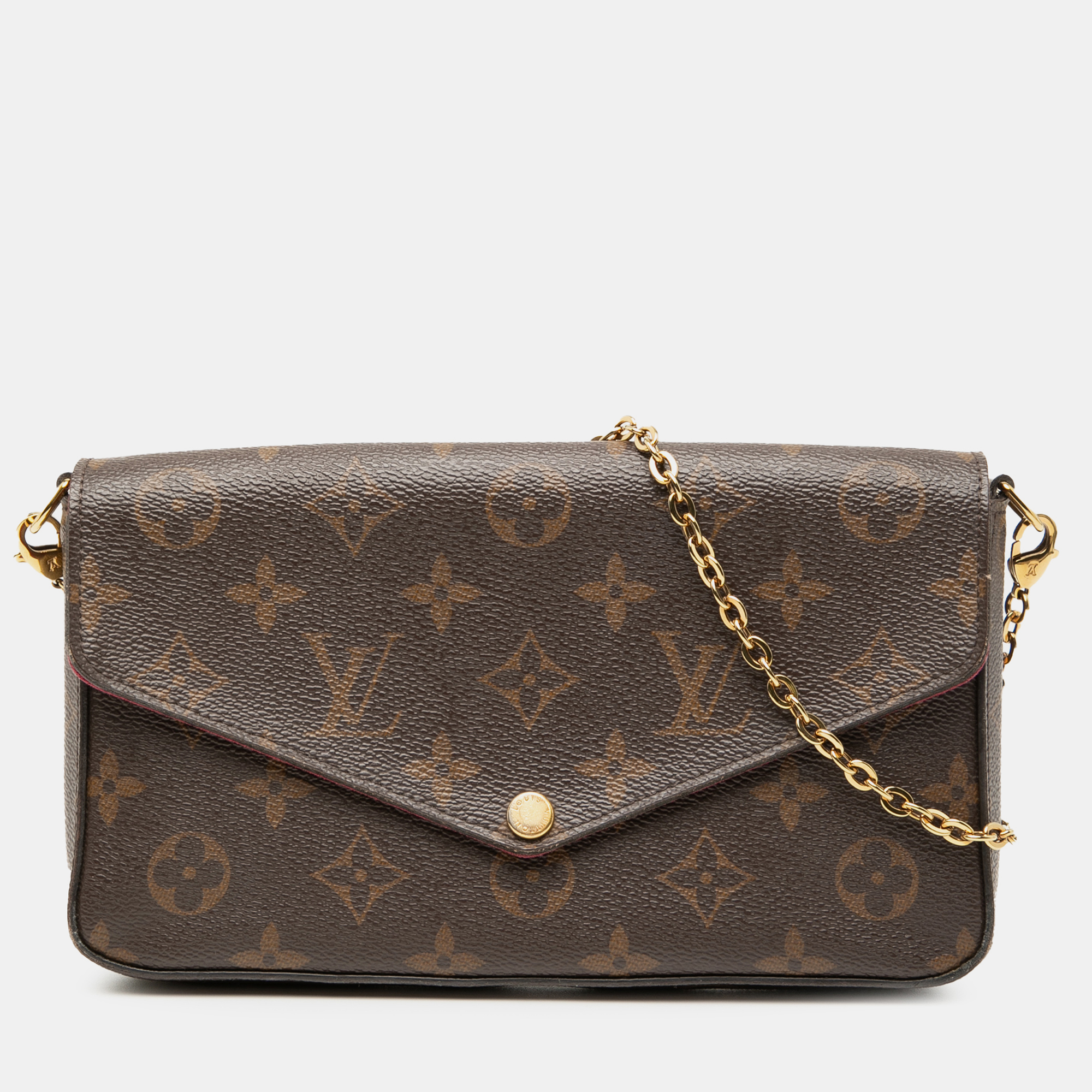 

Louis Vuitton Brown Monogram Pochette Felicie