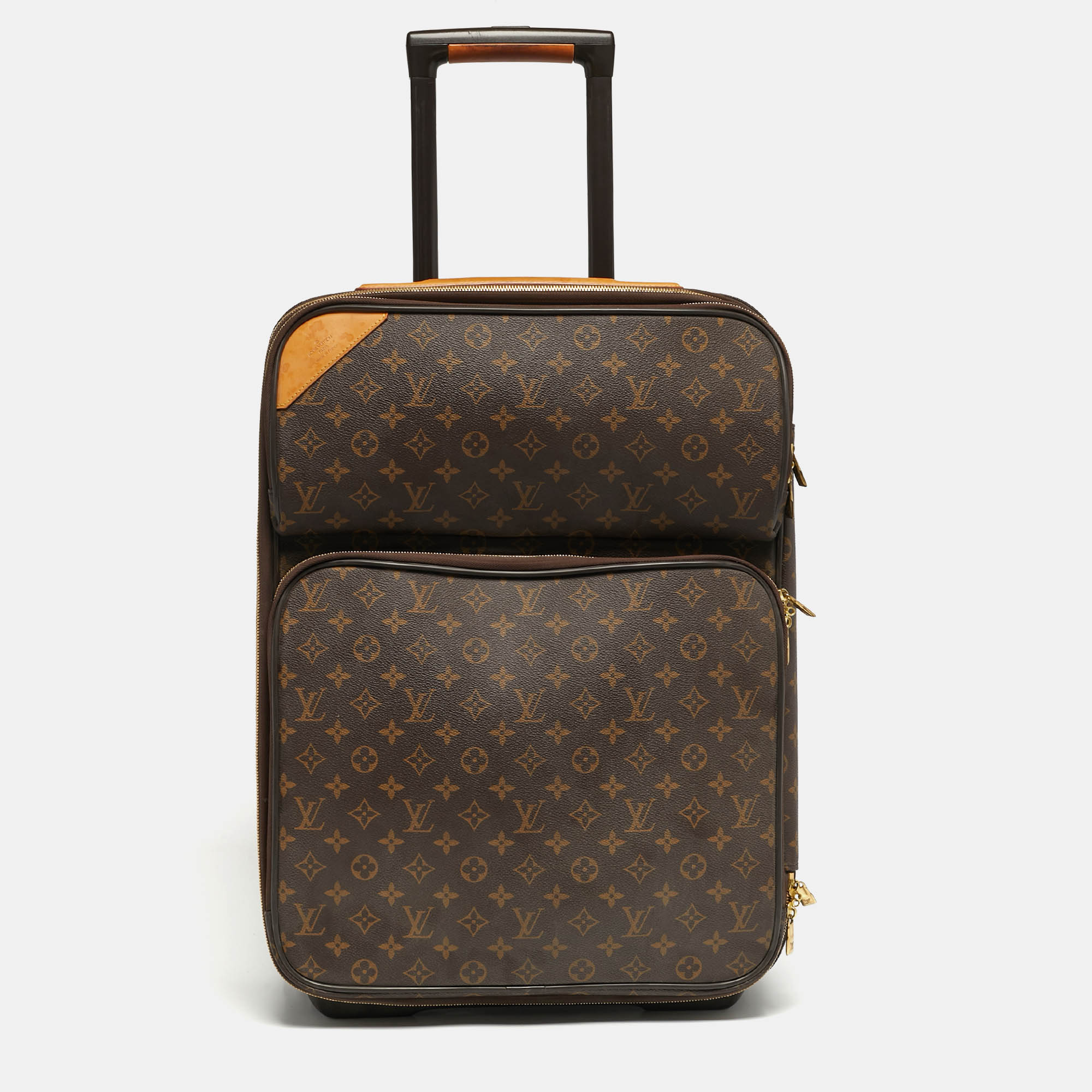 

Louis Vuitton Pegase 55 Monogram Canvas Luggage, Brown