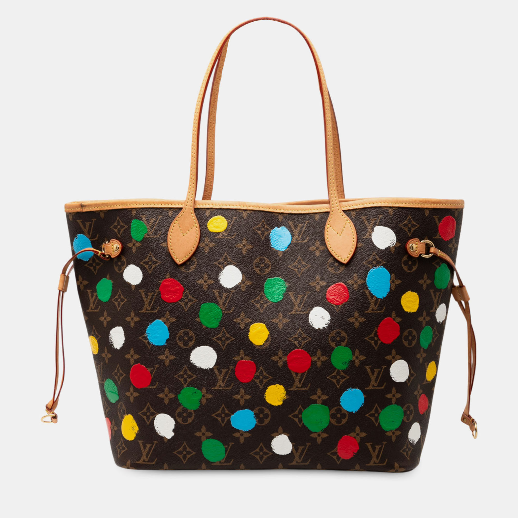 

Louis Vuitton Brown Yayoi Kusama Monogram Painted Dots Neverfull MM
