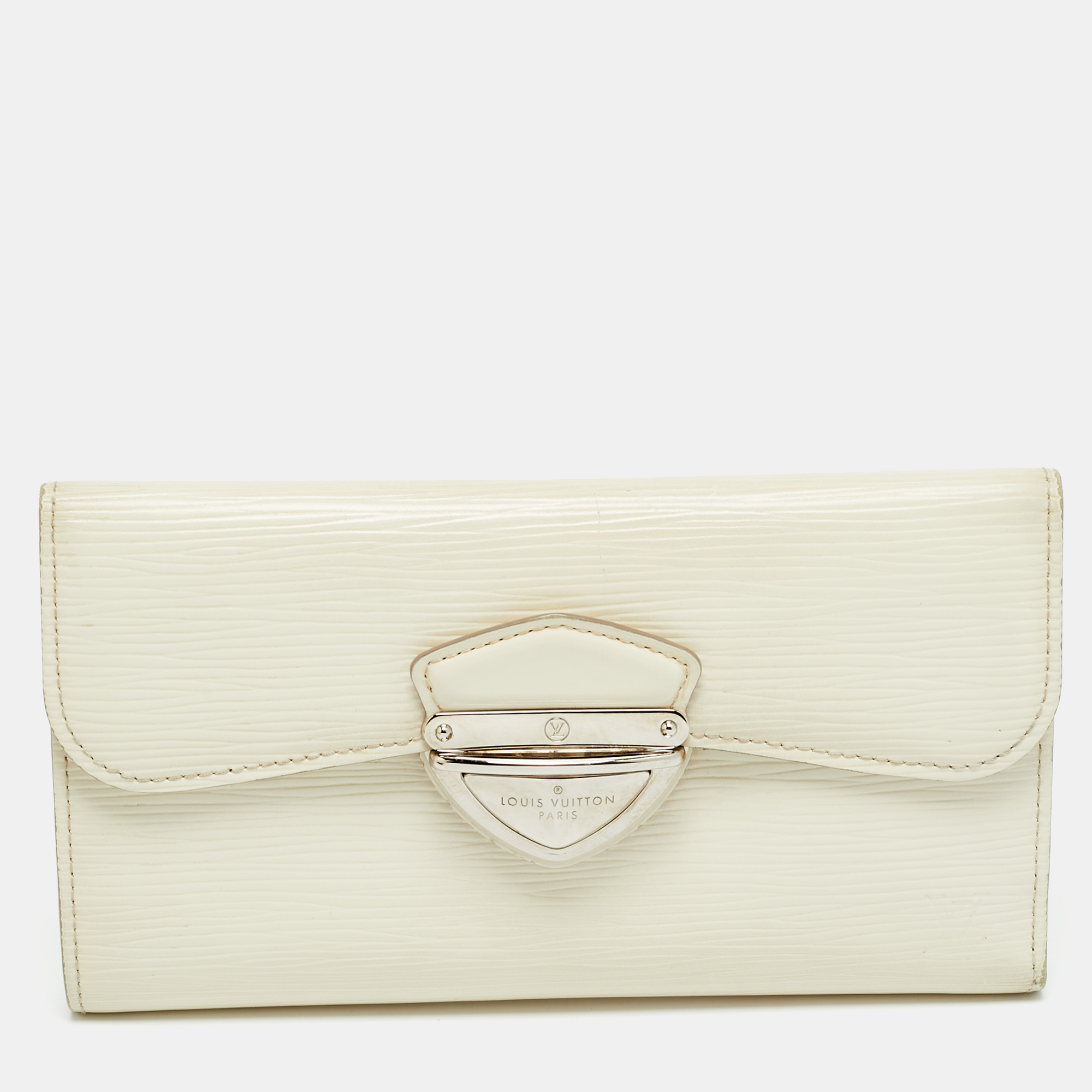 

Louis Vuitton Eugenie Ivorie Epi Leather Wallet, White