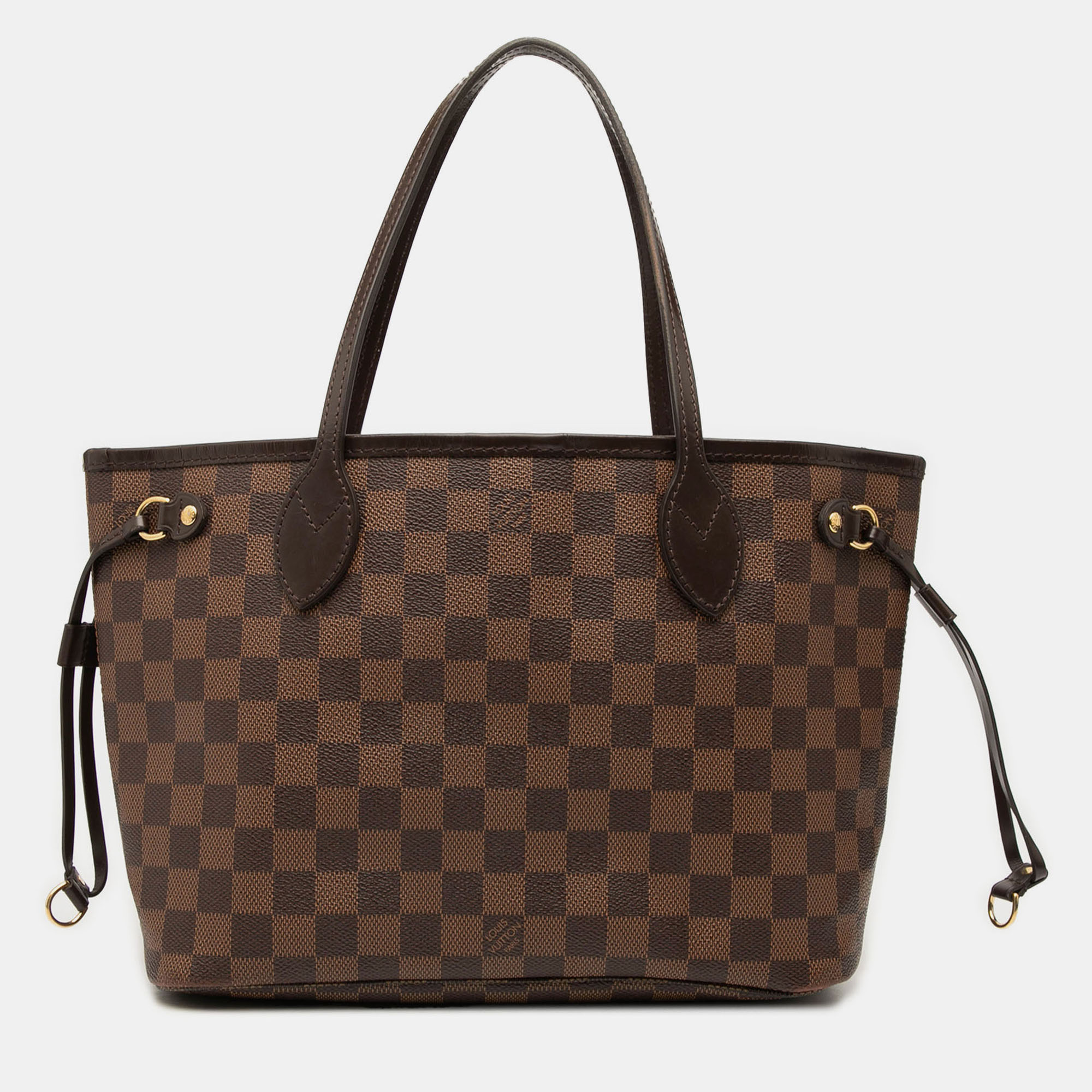 

Louis Vuitton Brown Damier Ebene Neverfull PM