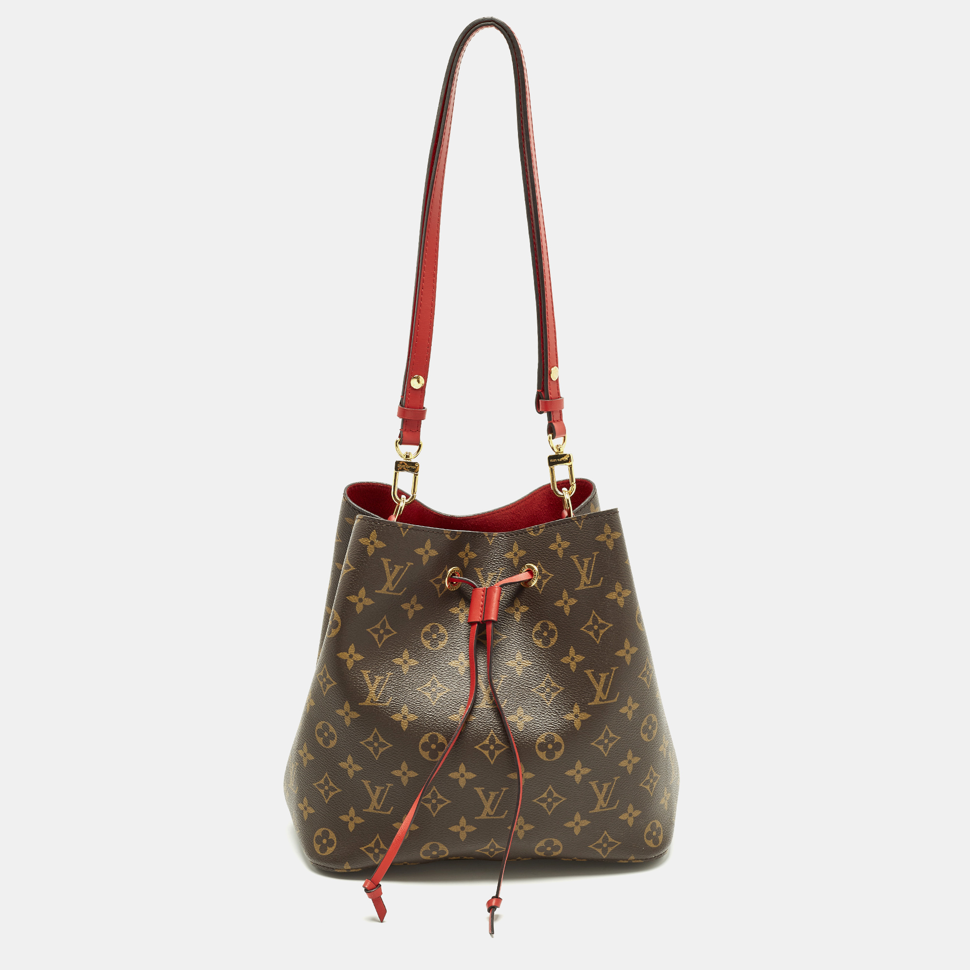 

Louis Vuitton NéoNoé Coquelicot Monogram Canvas MM Bag, Red