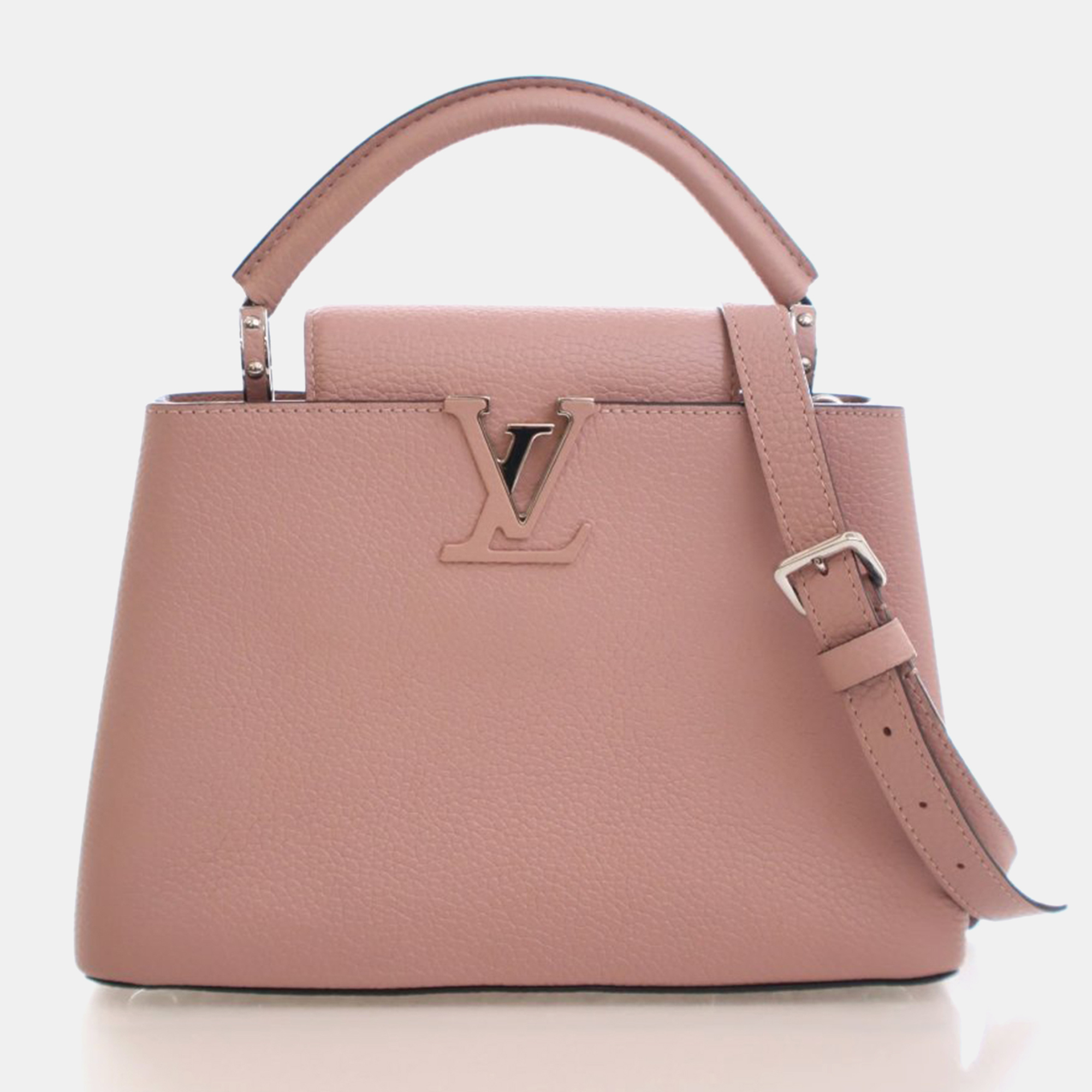 

Louis Vuitton Taurillon Capucines BB, Pink