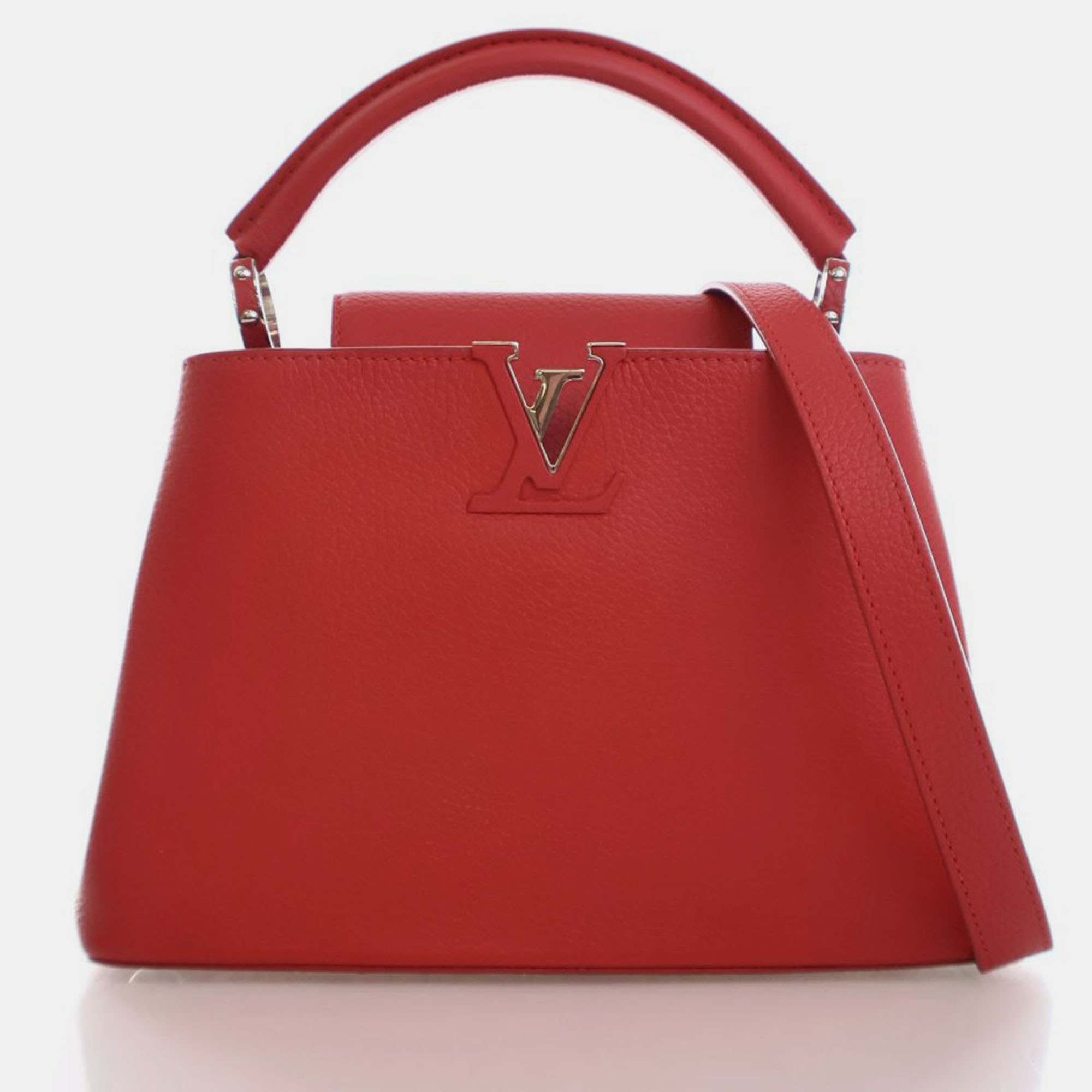 

Louis Vuitton Taurillon Capucines BB, Red