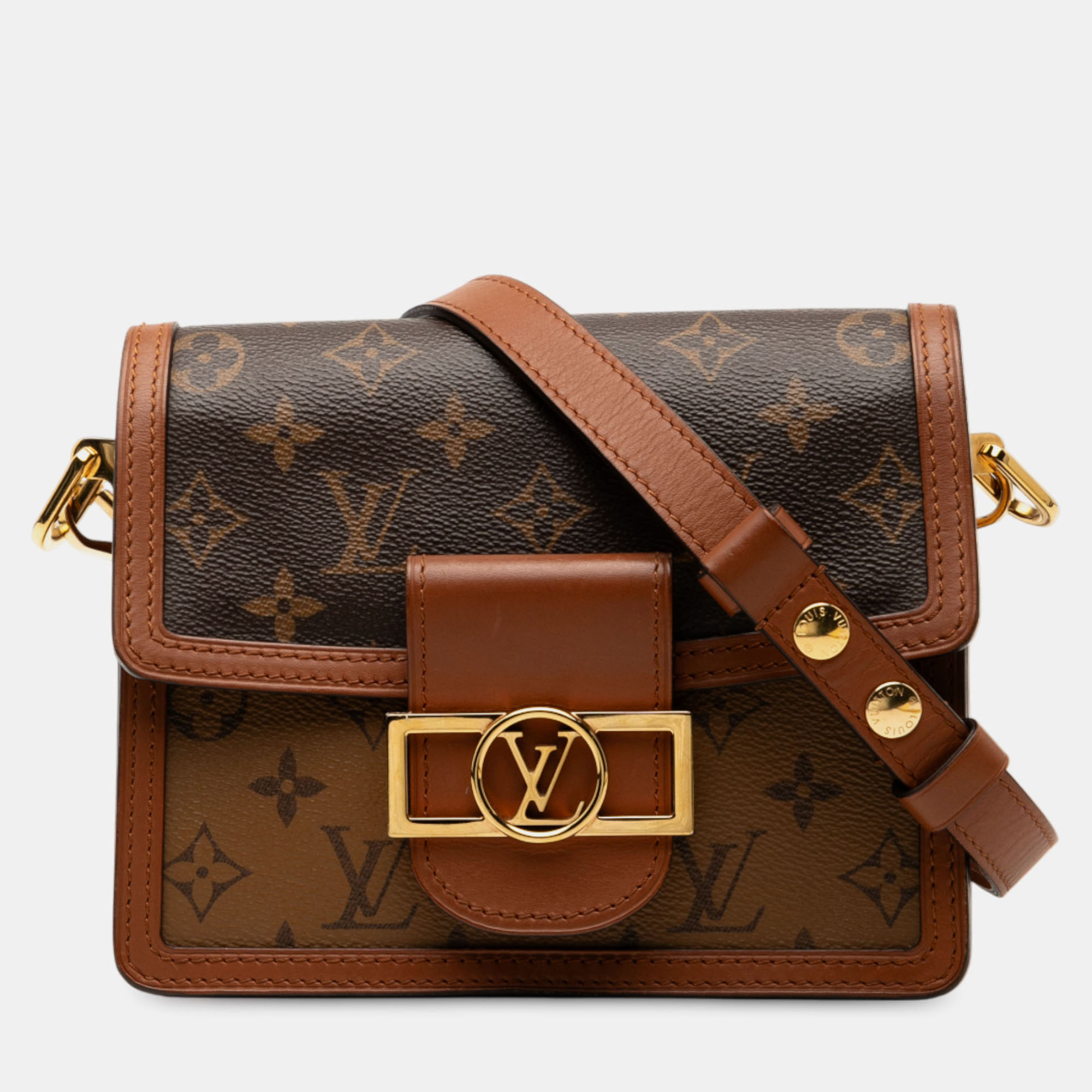 

Louis Vuitton Brown Monogram Reverse Mini Dauphine