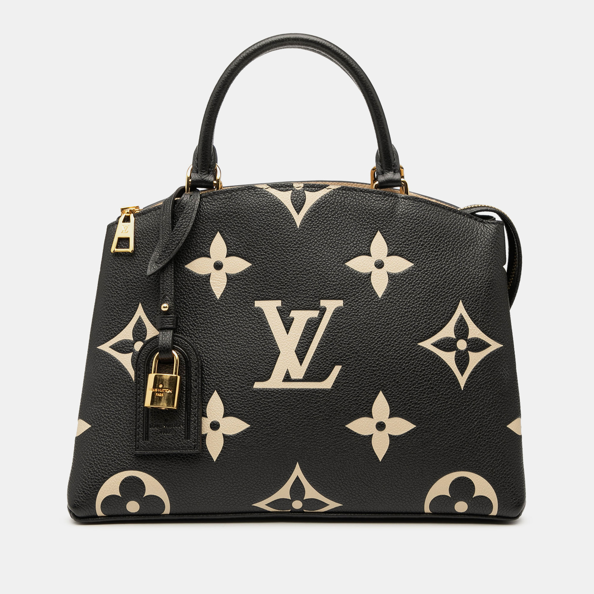 

Louis Vuitton Black Brown Bicolor Monogram Empreinte Giant Petit Palais
