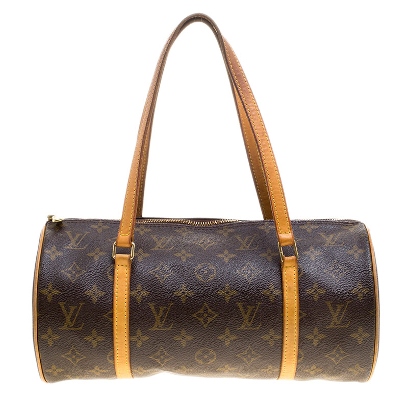 Pre Owned Louis Vuitton Damier Ebene Canvas Papillon 30 Bag