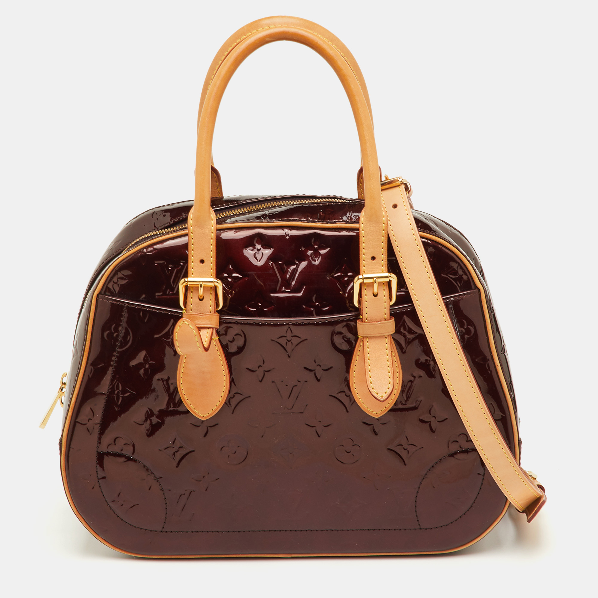 

Louis Vuitton Summit Drive Amarante Monogram Vernis Bag, Burgundy