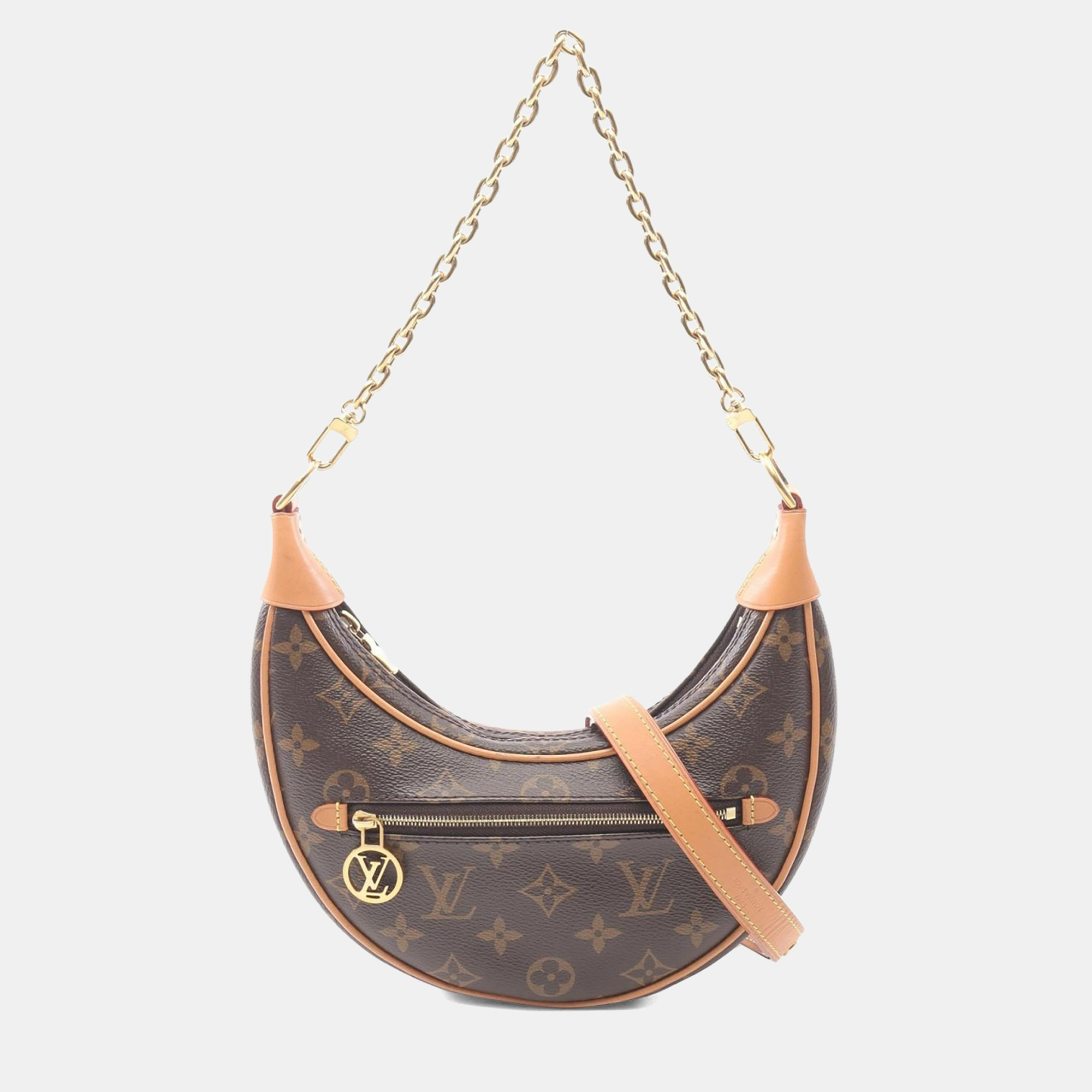 

Louis Vuitton Loop Brown Monogram Canvas Leather Shoulder Bag