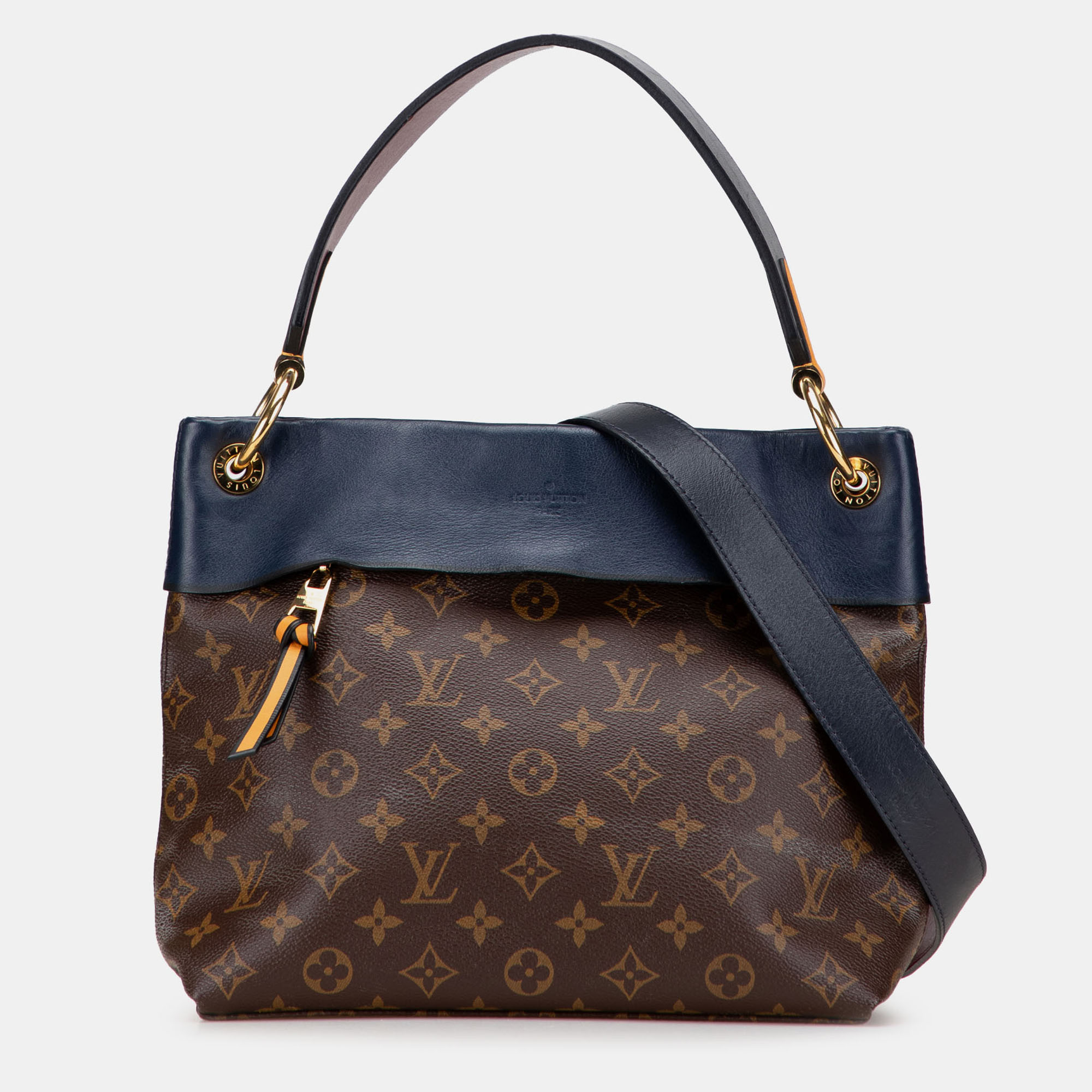 

Louis Vuitton Blue/Brown Monogram Tuileries Besace