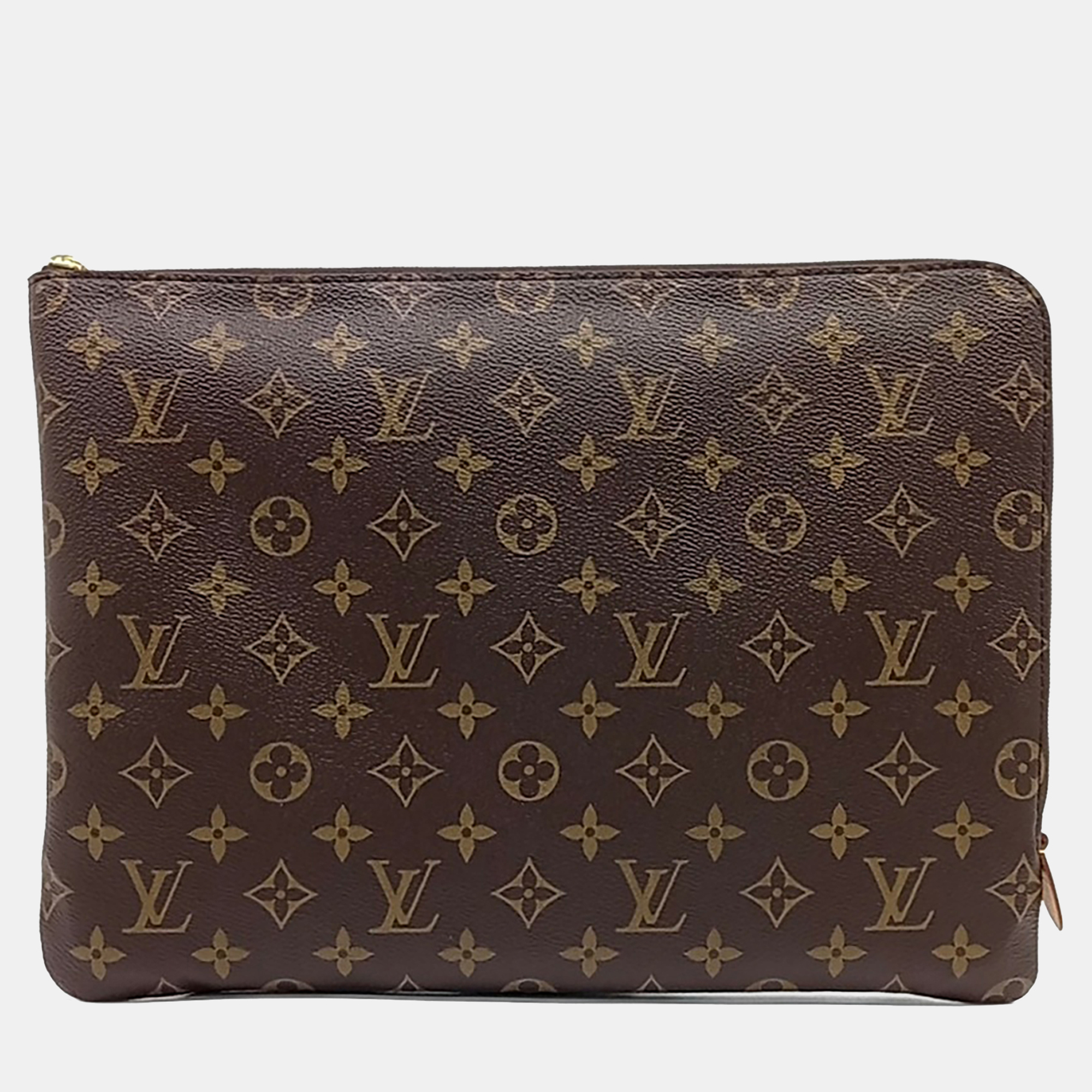 

Louis Vuitton Brown PVC Monogram Etu Voyage MM
