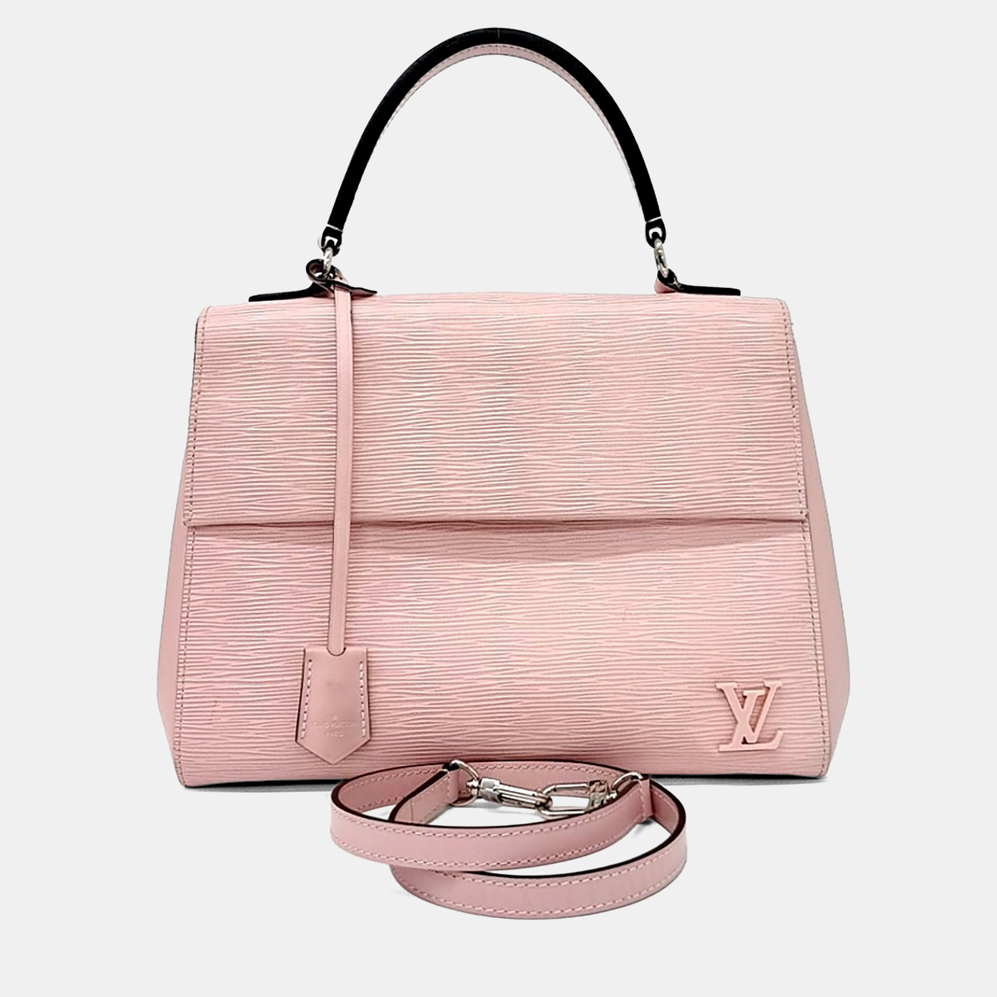 

Louis Vuitton Pink Leather Epi Clooney MM