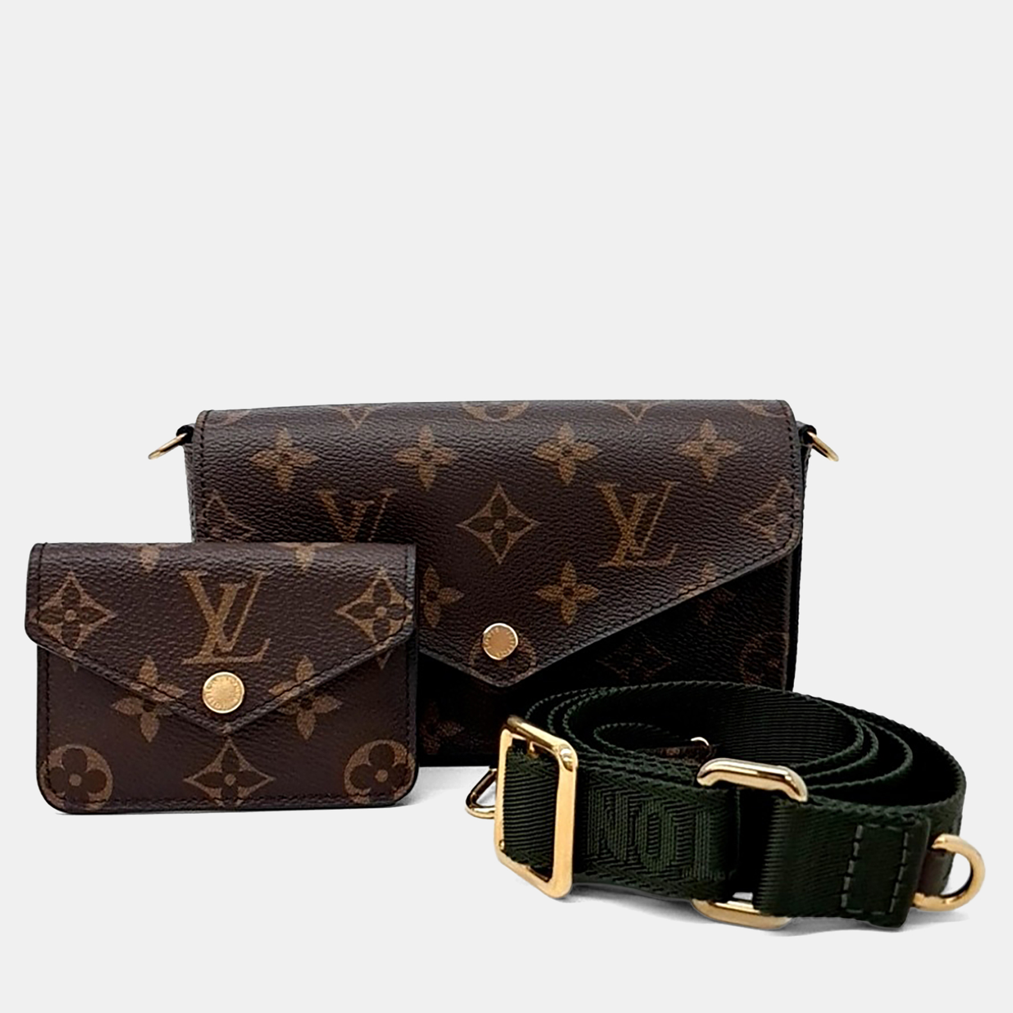 

Louis Vuitton Brown PVC Felicie Strap & Go