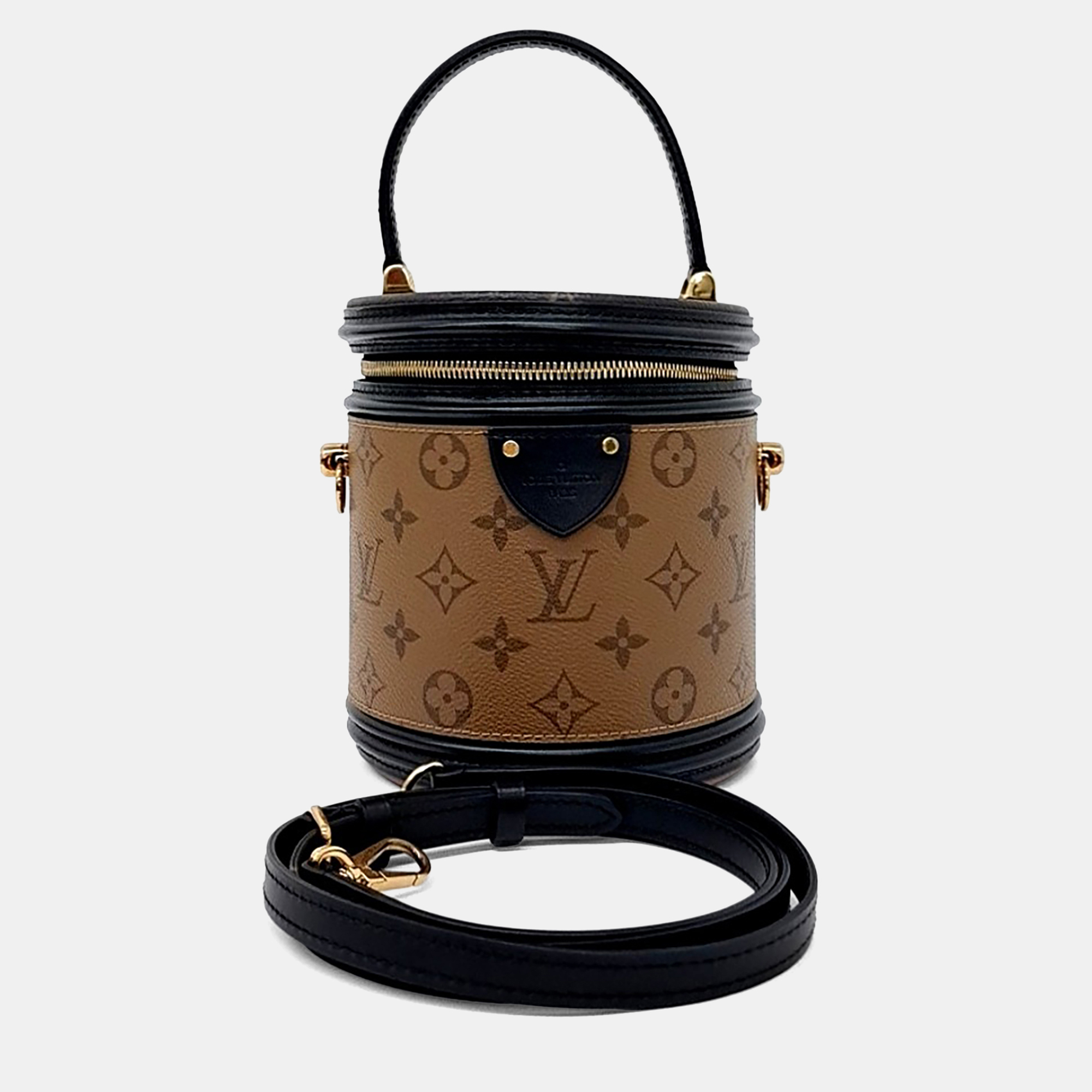 

Louis Vuitton Black Brown PVC Cannes Vanity Bag