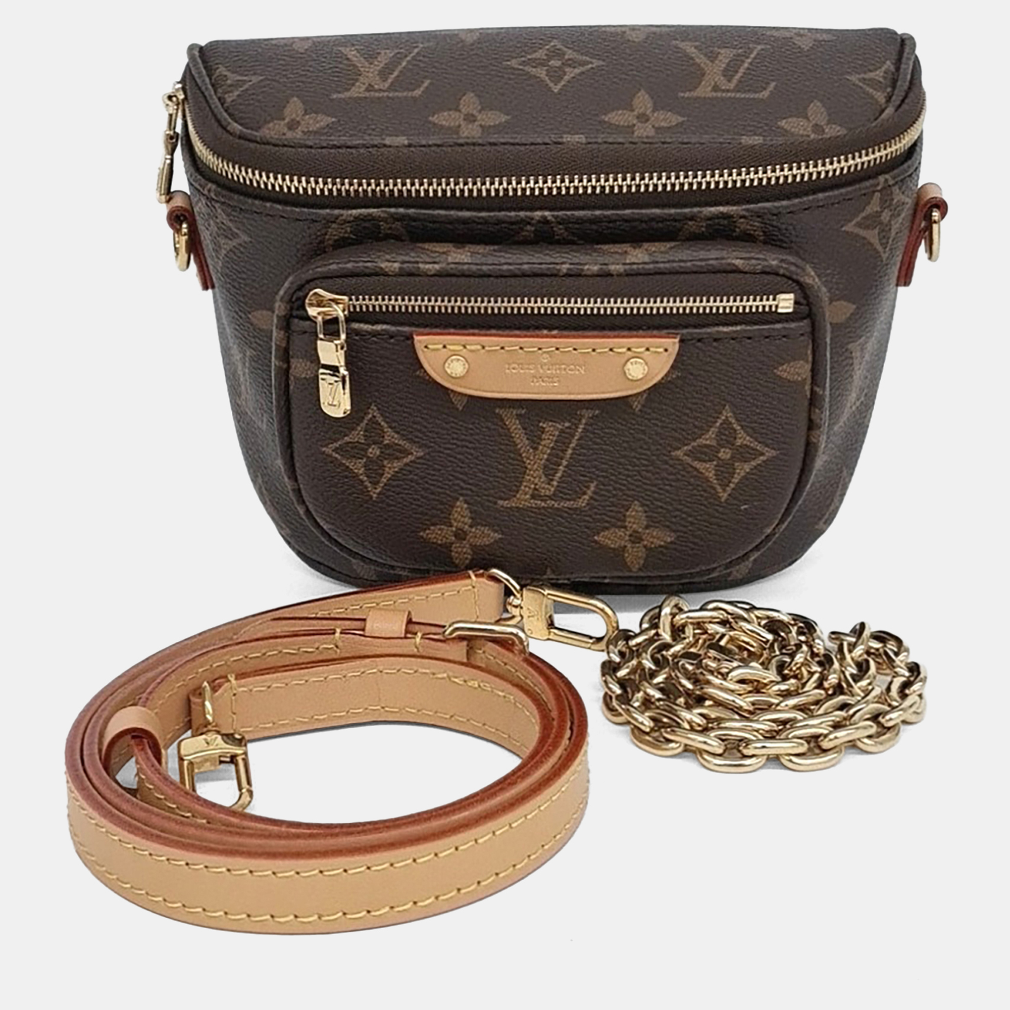 

Louis Vuitton Brown Coated Canvas and Leather Monogram Mini Bum Bag