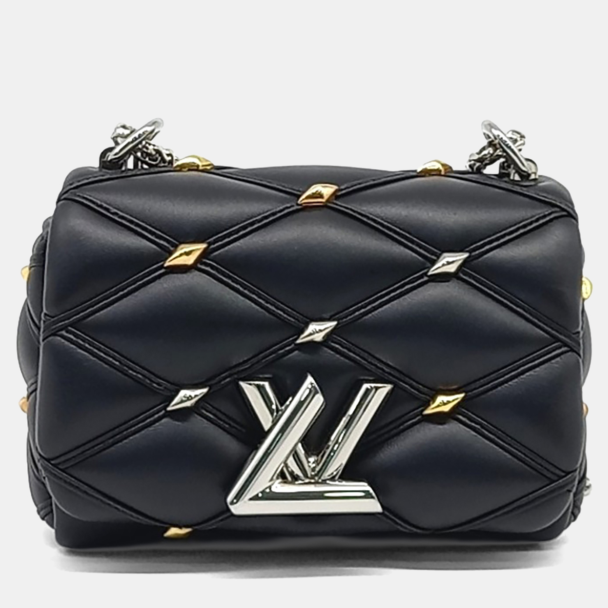 

Louis Vuitton Black Leather Pico GO-14