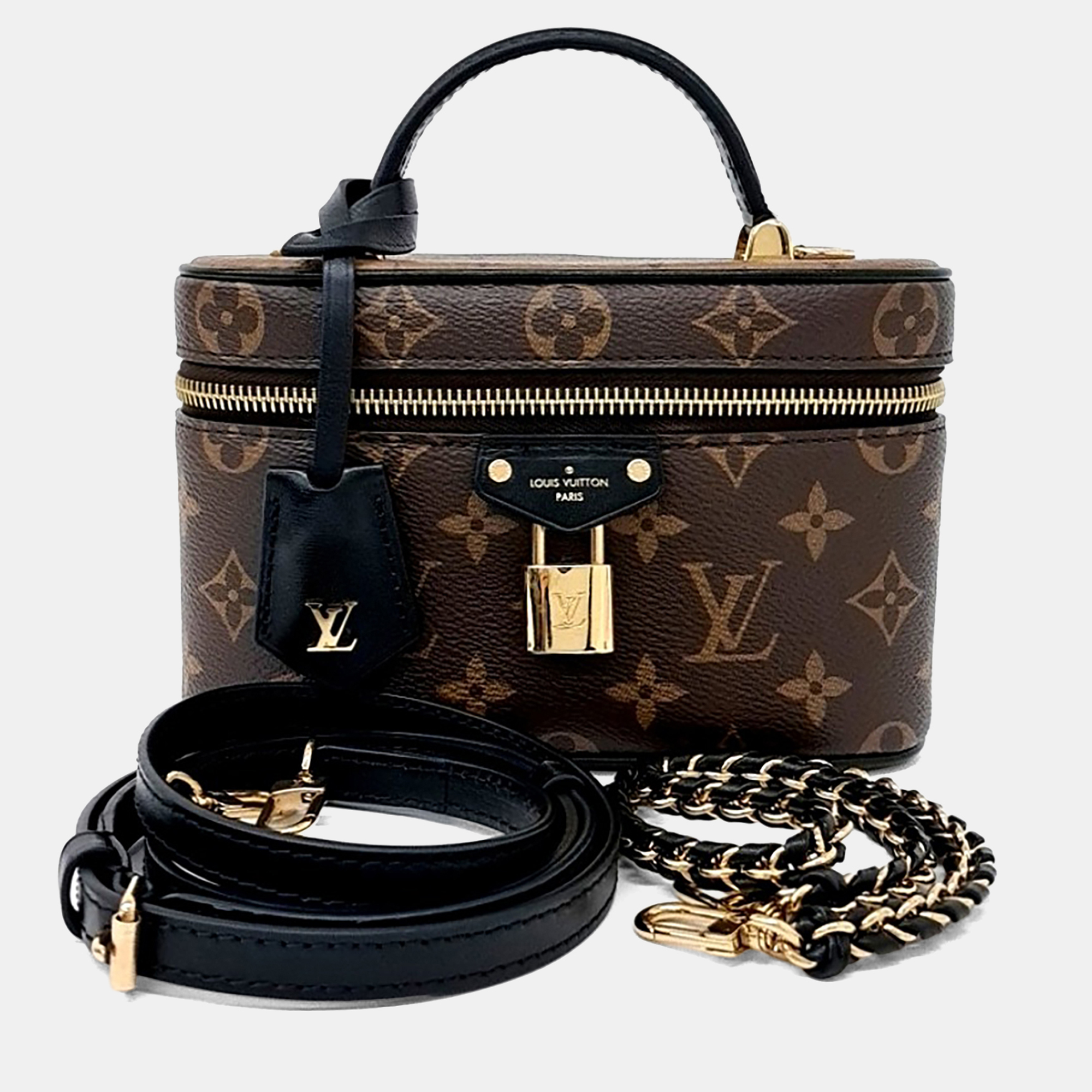 

Louis Vuitton Brown PVC Vanity PM