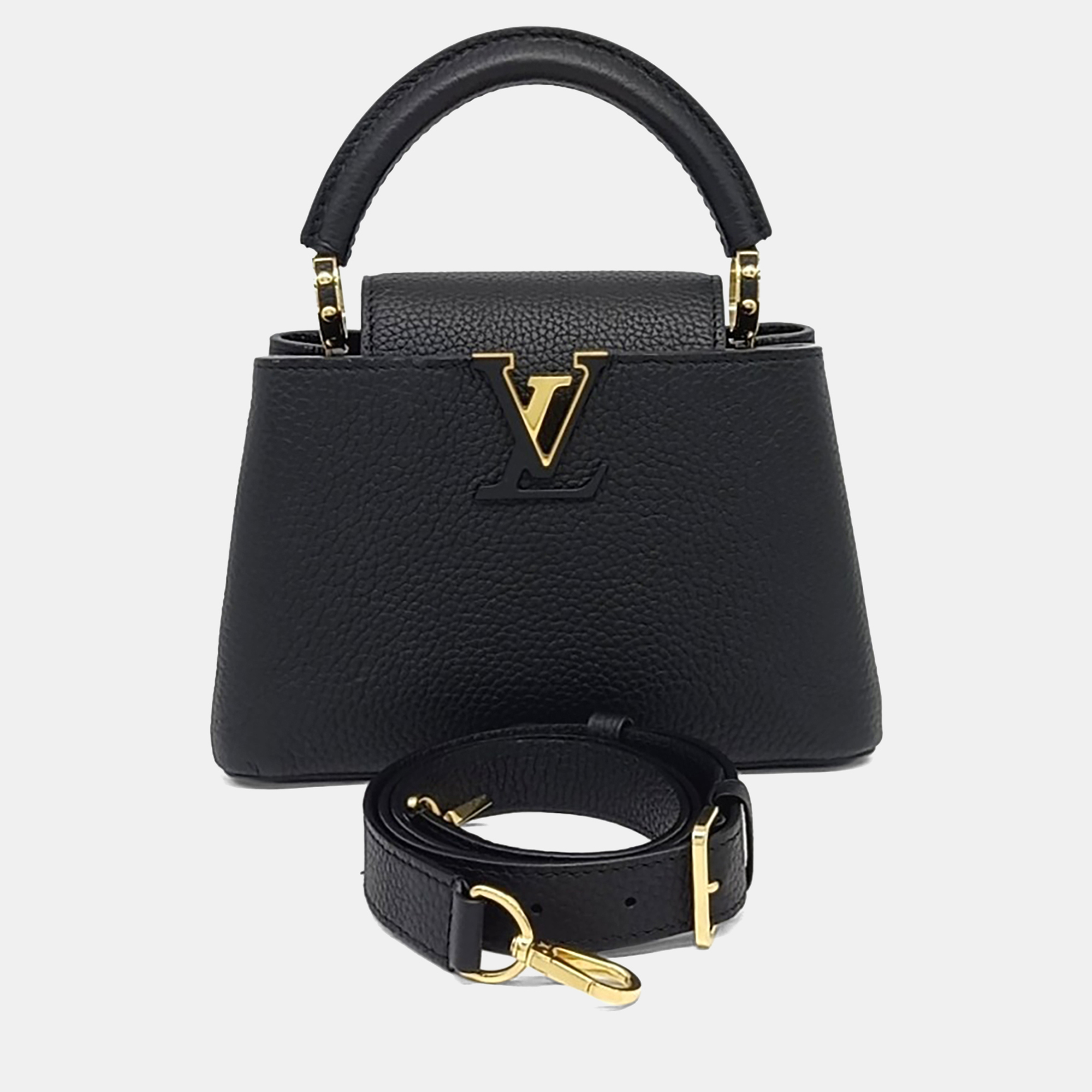 

Louis Vuitton Black Leather My Capucines