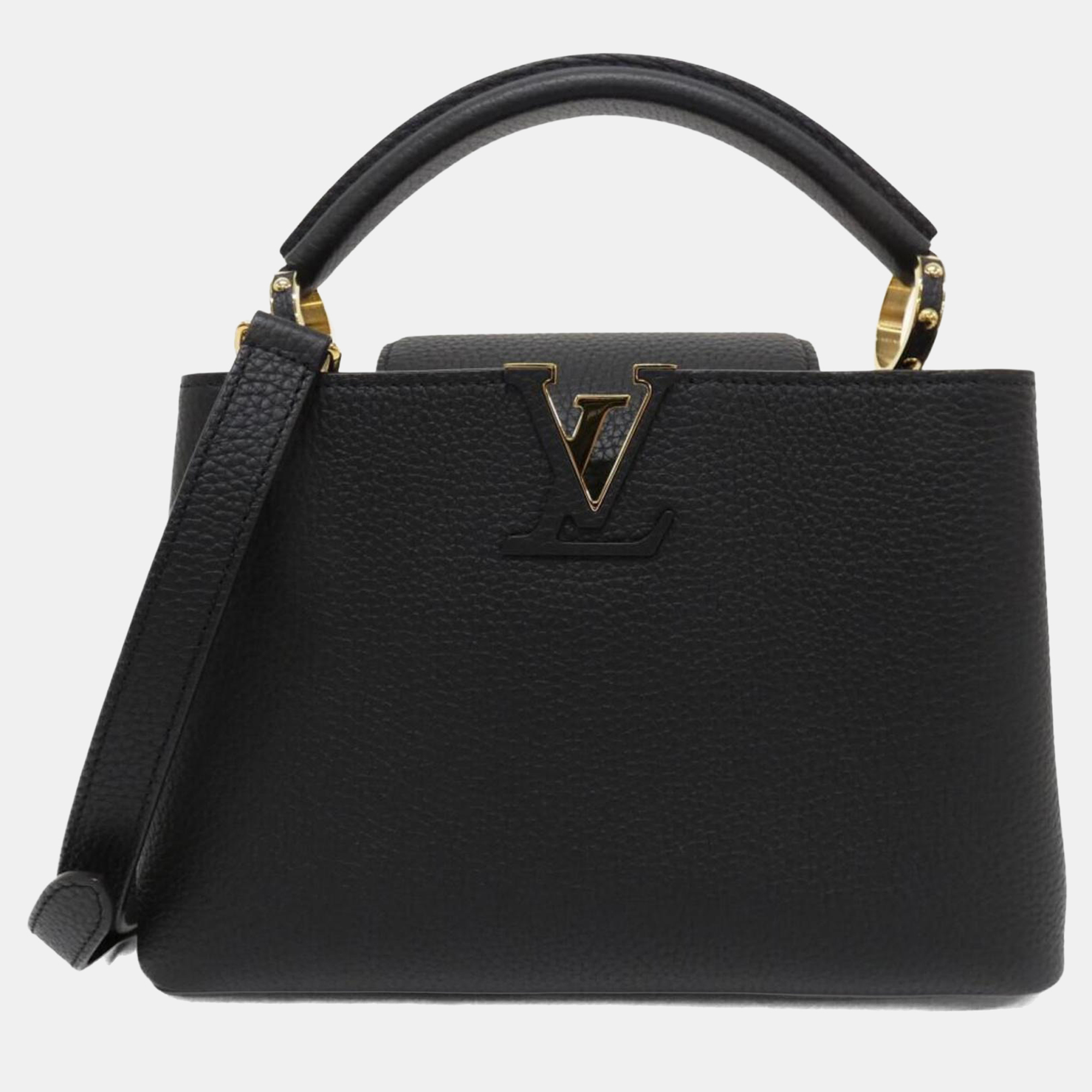

Louis Vuitton Capucines Bb Handbag, Black