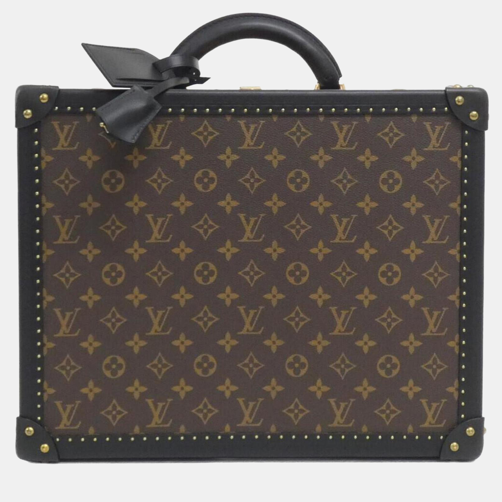 

Louis Vuitton Monogram Reverse Cotteville  Handbag, Brown