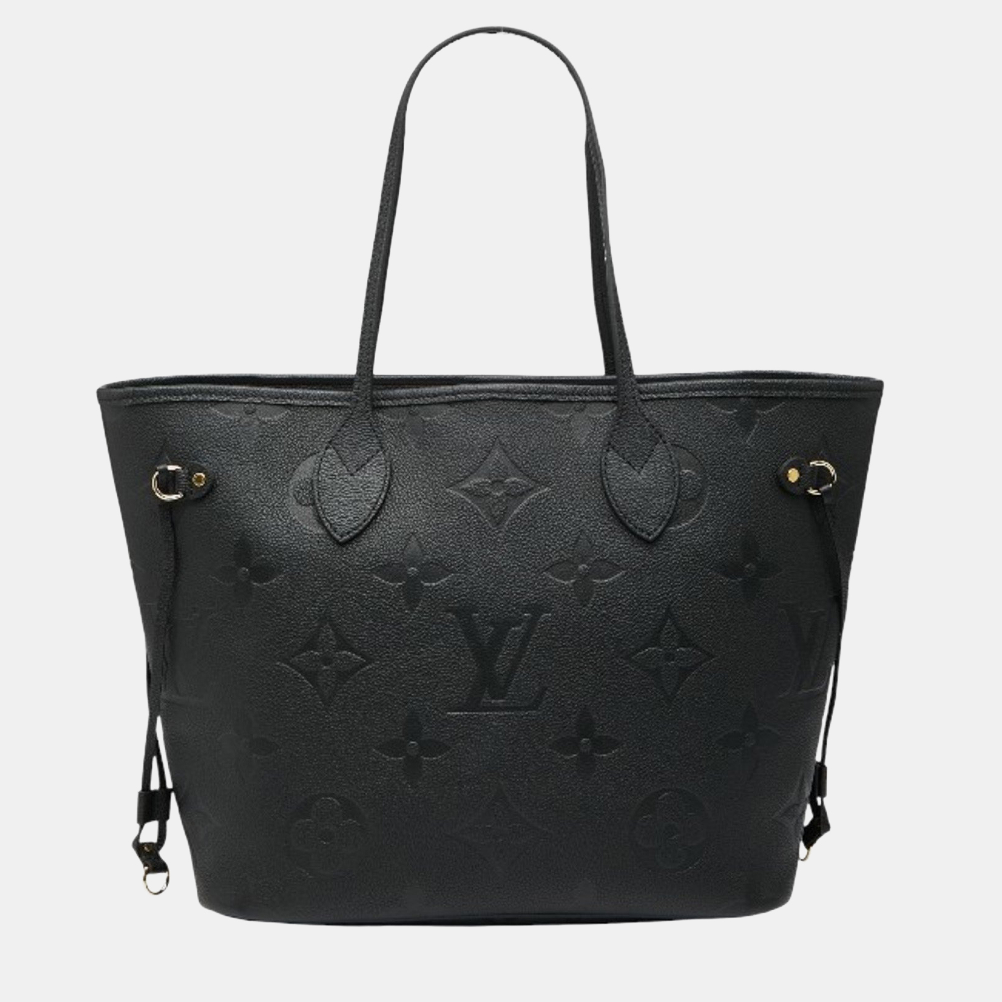 

Louis Vuitton Monogram Empreinte Neverfull Mm Tote Bag/Shoulder Bag Noir Black Leather