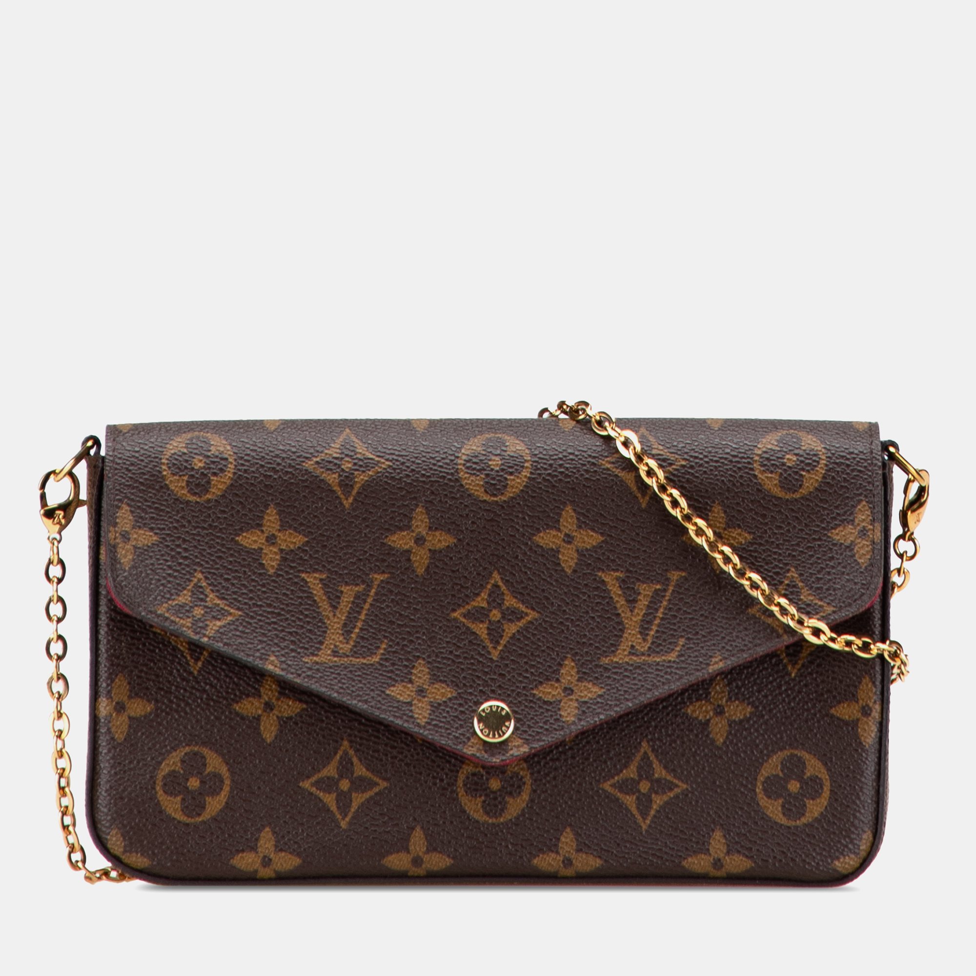 

Louis Vuitton Brown Monogram Pochette Felicie