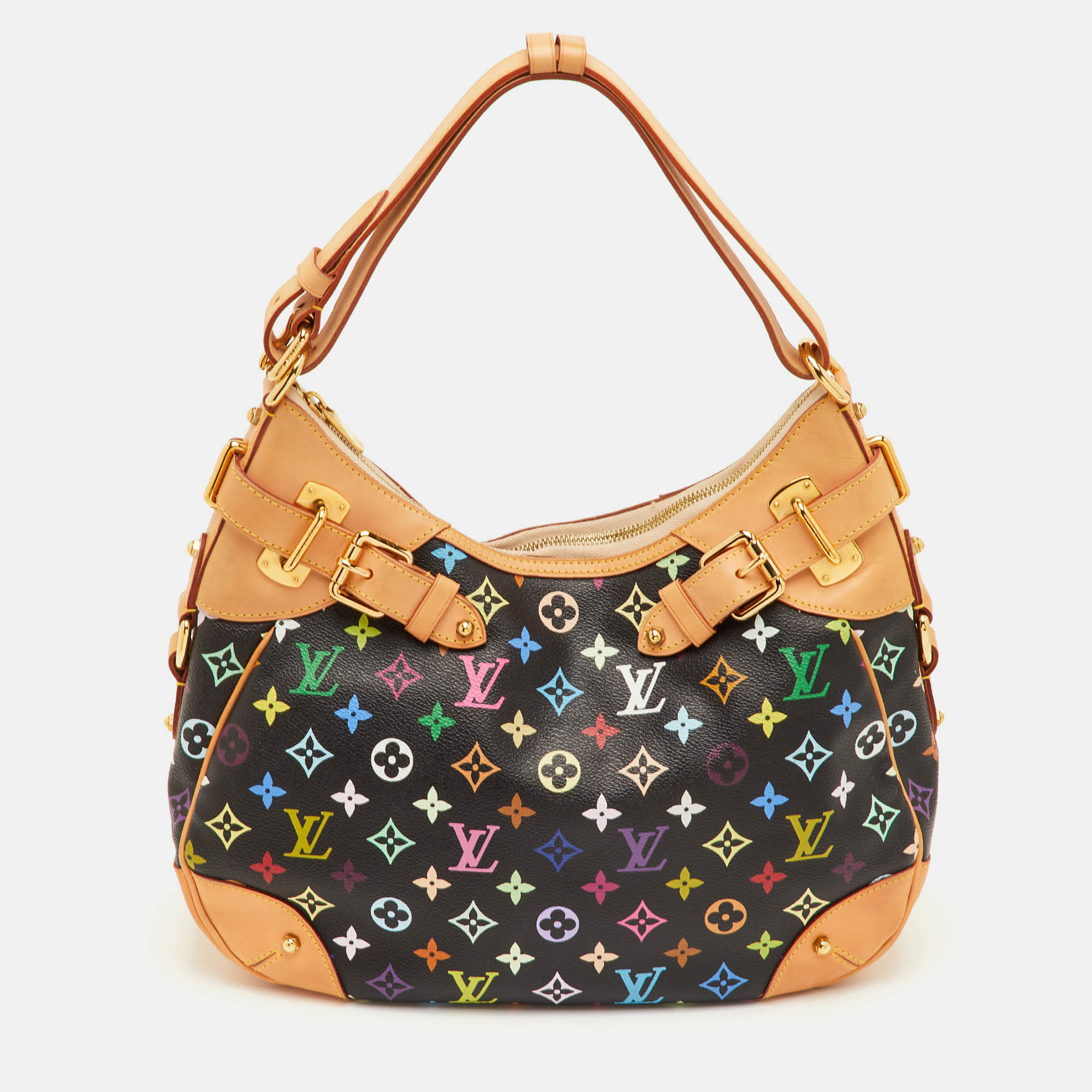 

Louis Vuitton Greta Black Monogram Multicolore Canvas Bag