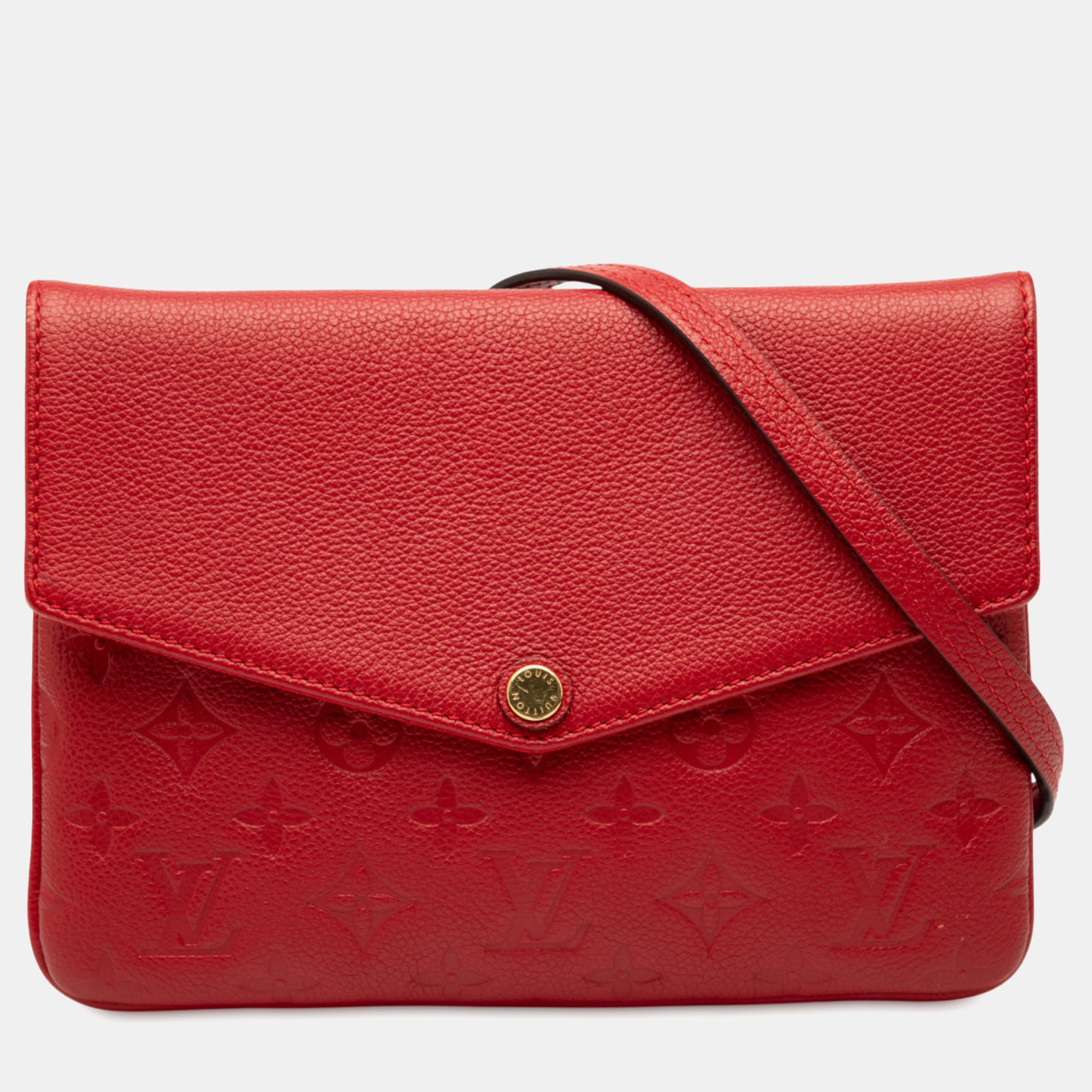 

Louis Vuitton Red Monogram Empreinte Twice