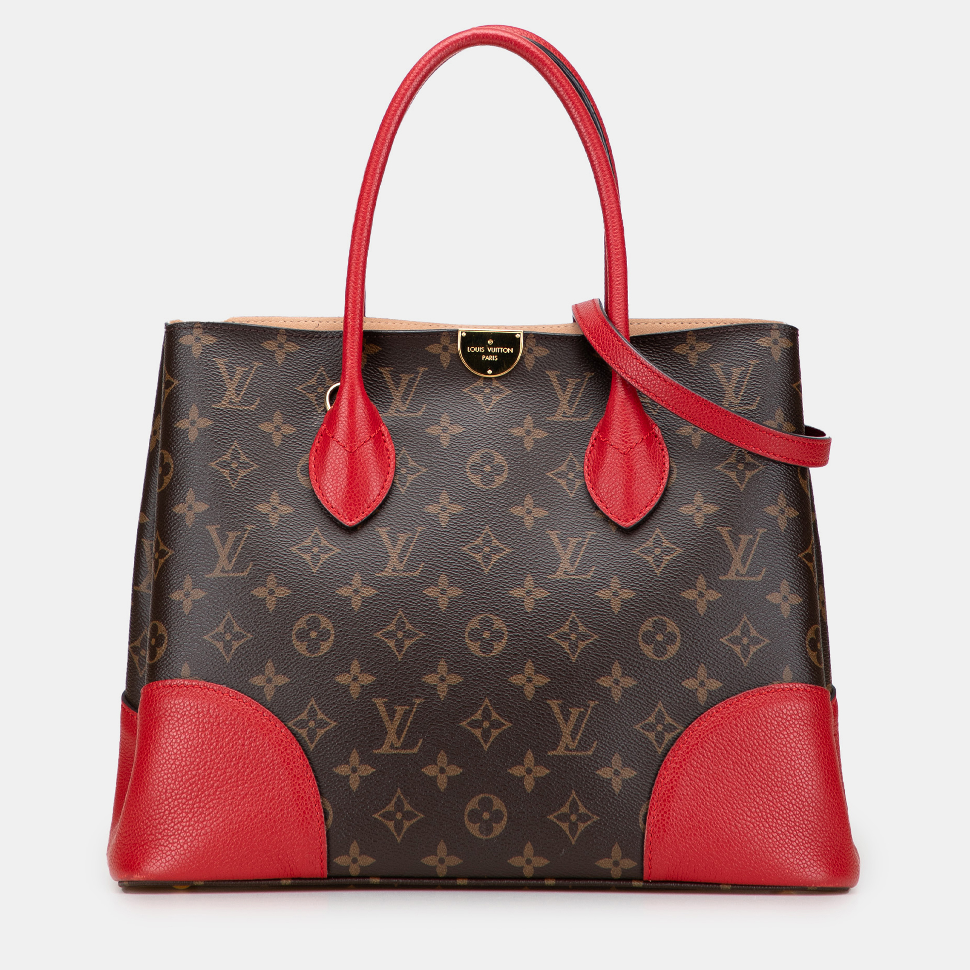 

Louis Vuitton Brown Red Monogram Flandrin