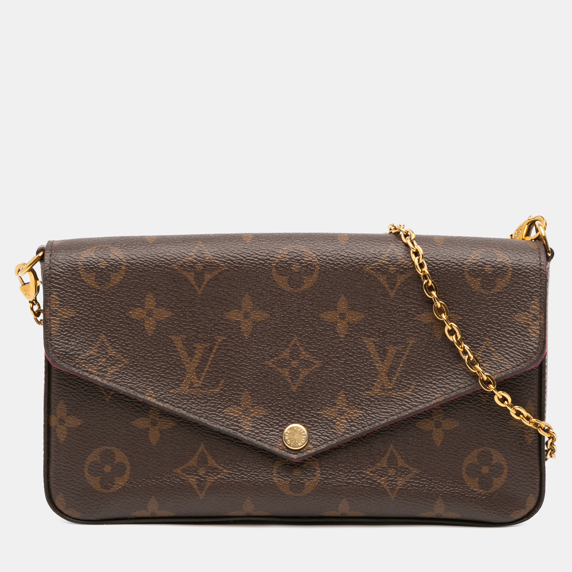 

Louis Vuitton Brown Monogram Pochette Felicie
