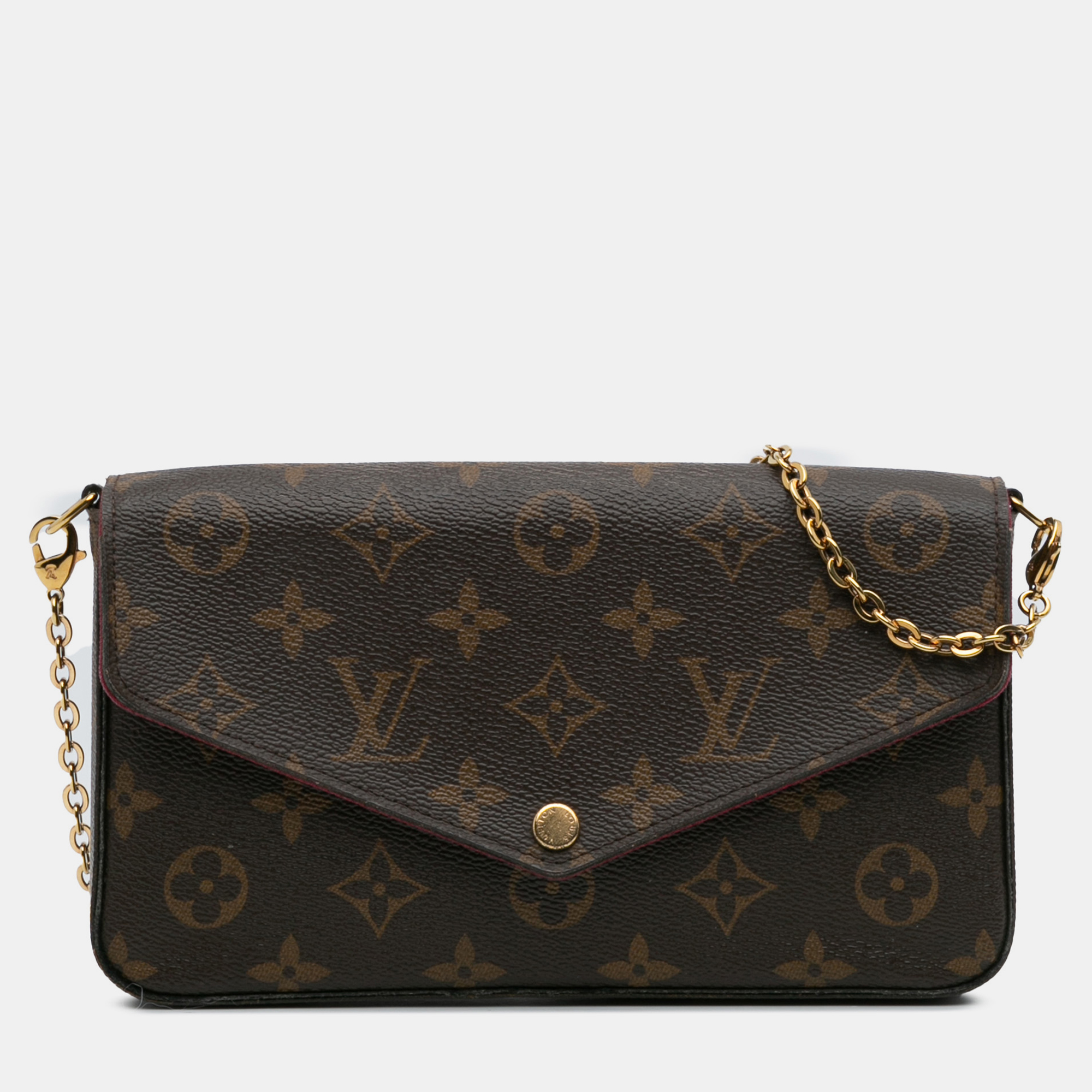

Louis Vuitton Brown Monogram Pochette Felicie