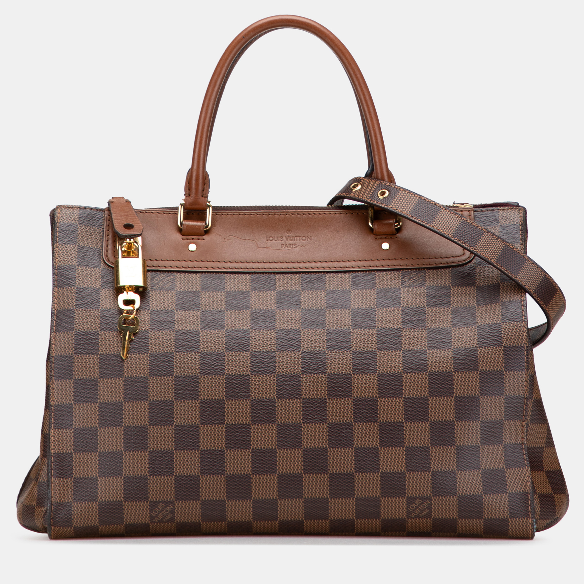 

Louis Vuitton Brown Damier Ebene Greenwich PM