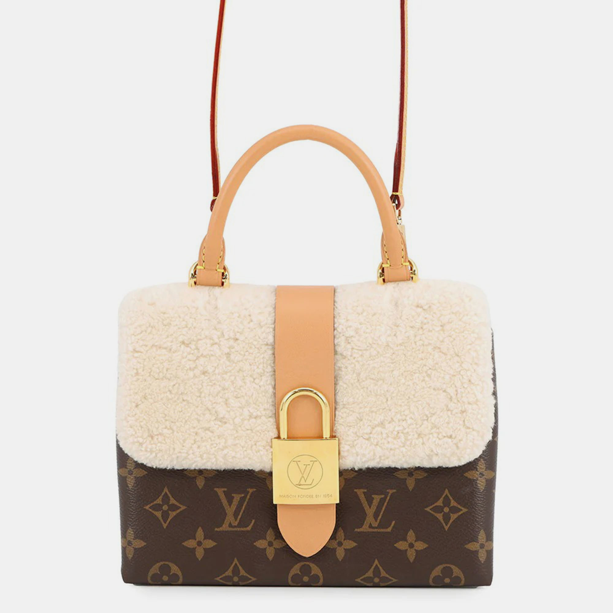 

Louis Vuitton Locky Brown Monogram Mouton Size Bb