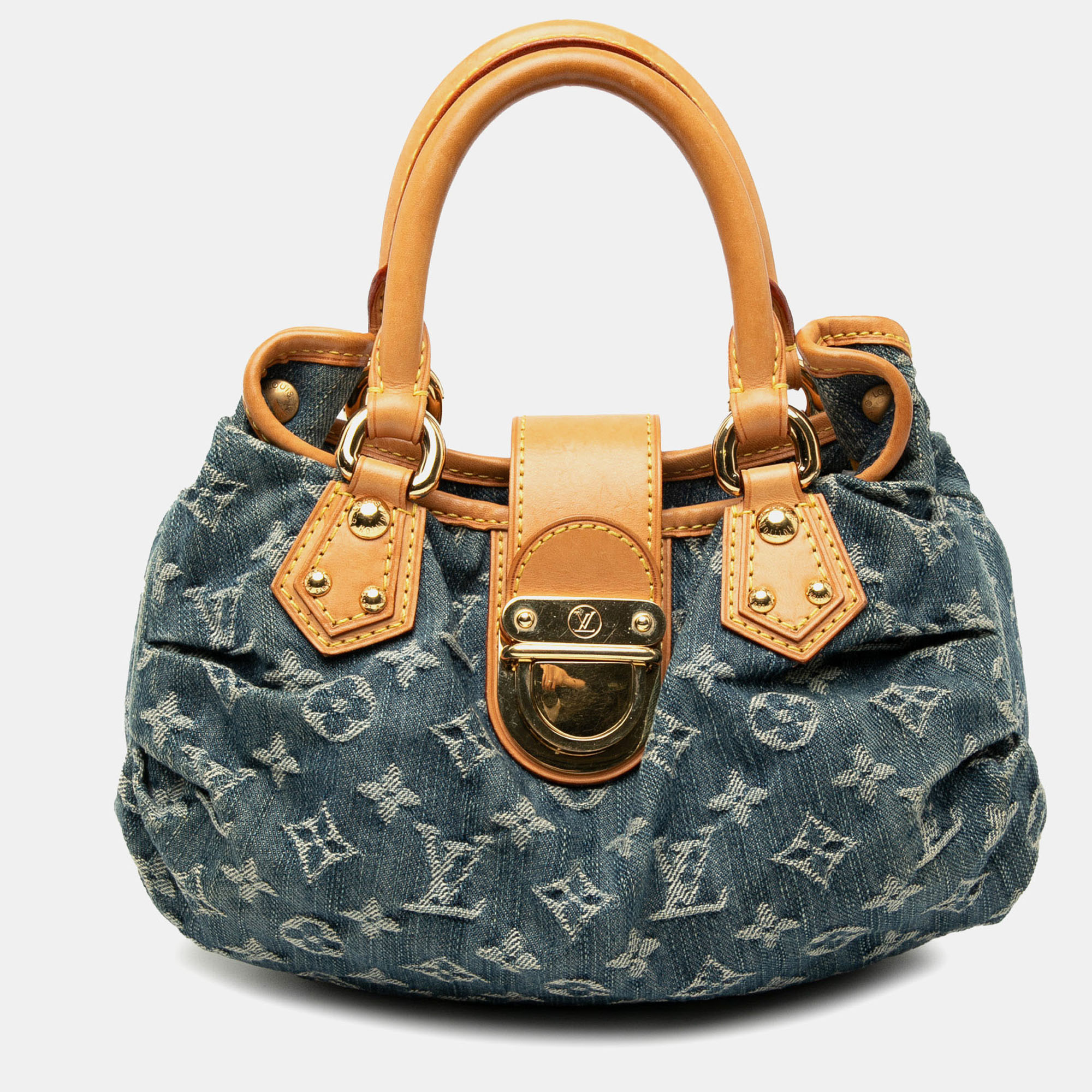 

Louis Vuitton Blue Monogram Denim Pleaty