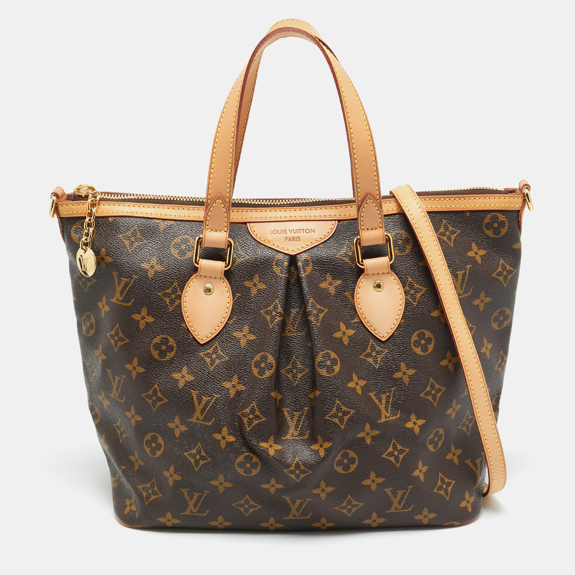 

Louis Vuitton Palermo PM Monogram Canvas Bag, Brown