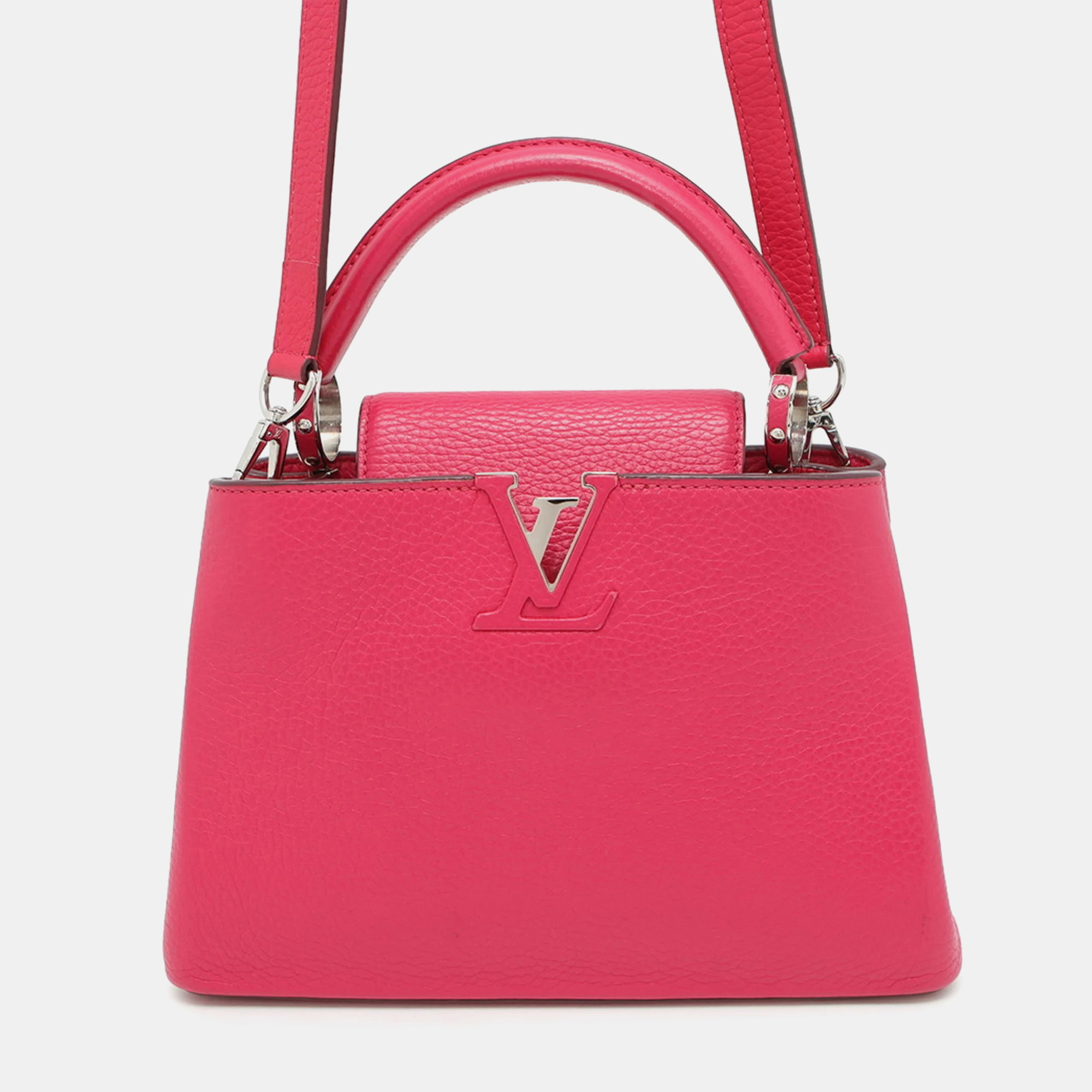 

Louis Vuitton Handbag Taurillon Leather Capucines Bb, Pink