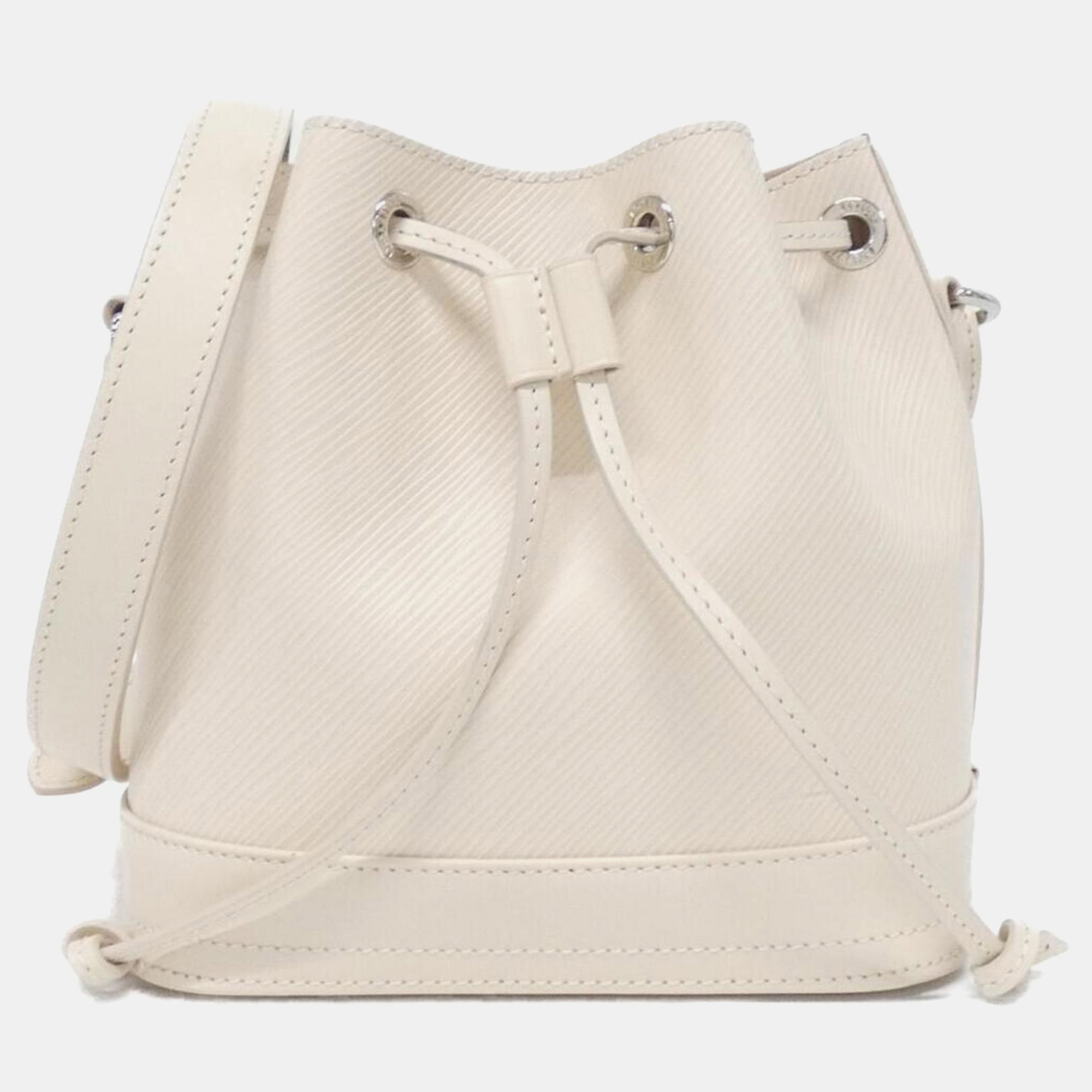 

Louis Vuitton Epi Noe Bb Handbag, White