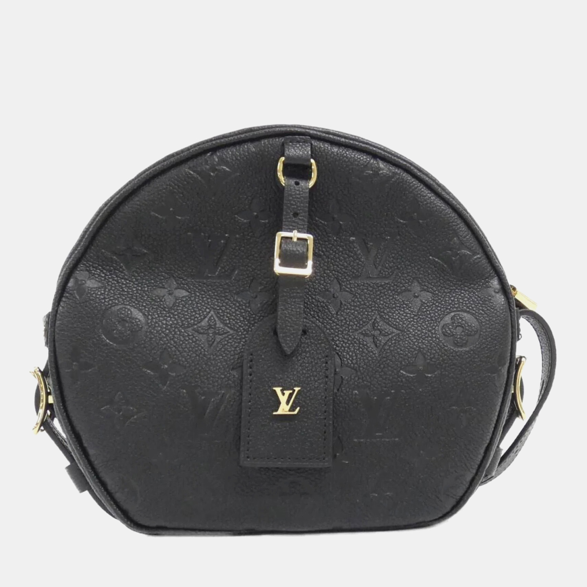 

Louis Vuitton Monogram Empreinte Boite Chapeau Souple Mm Shoulder Bag, Black
