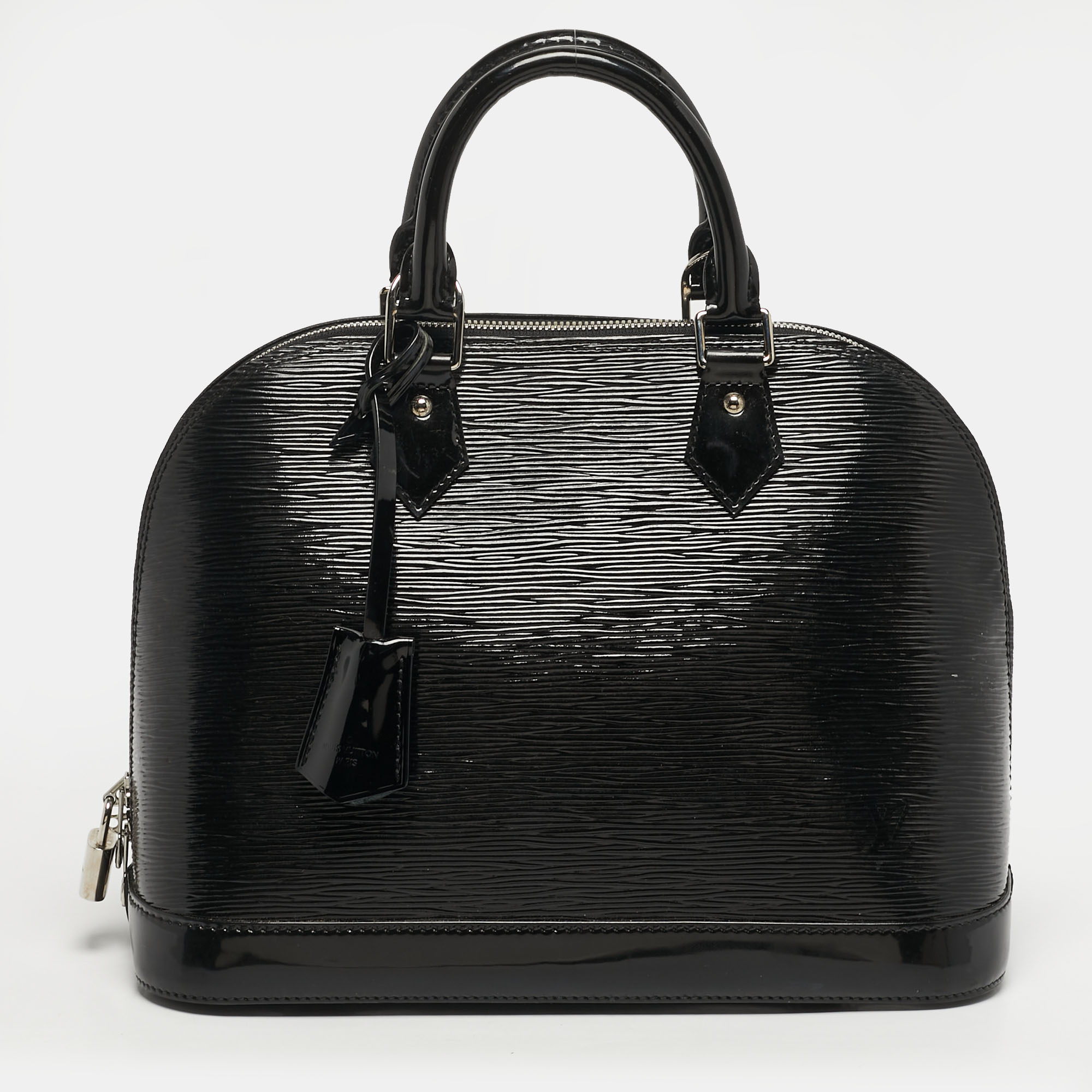 

Louis Vuitton Alma PM Black Epi Electric Leather Bag