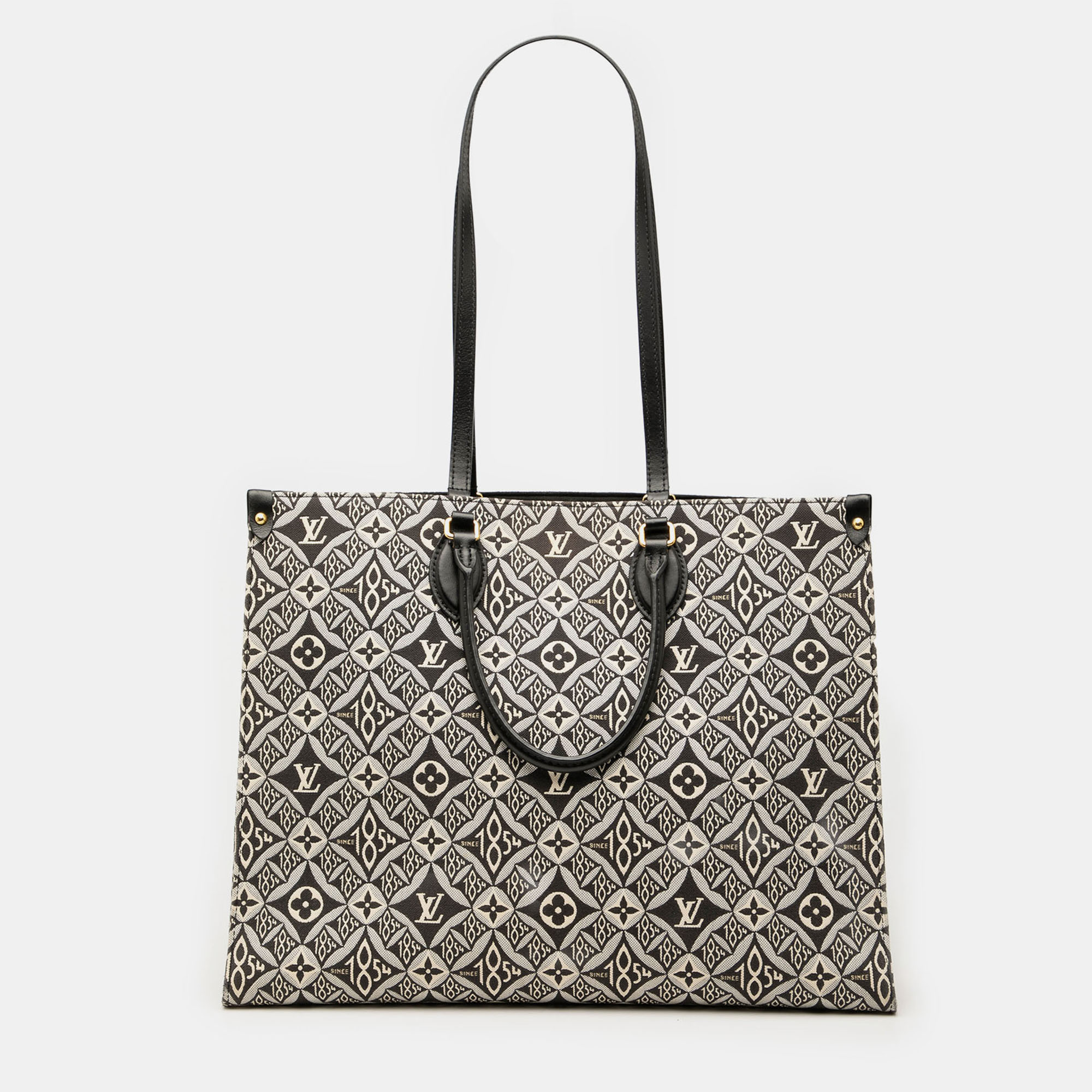 

Louis Vuitton Black Monogram Jacquard Since 1854 OnTheGo GM