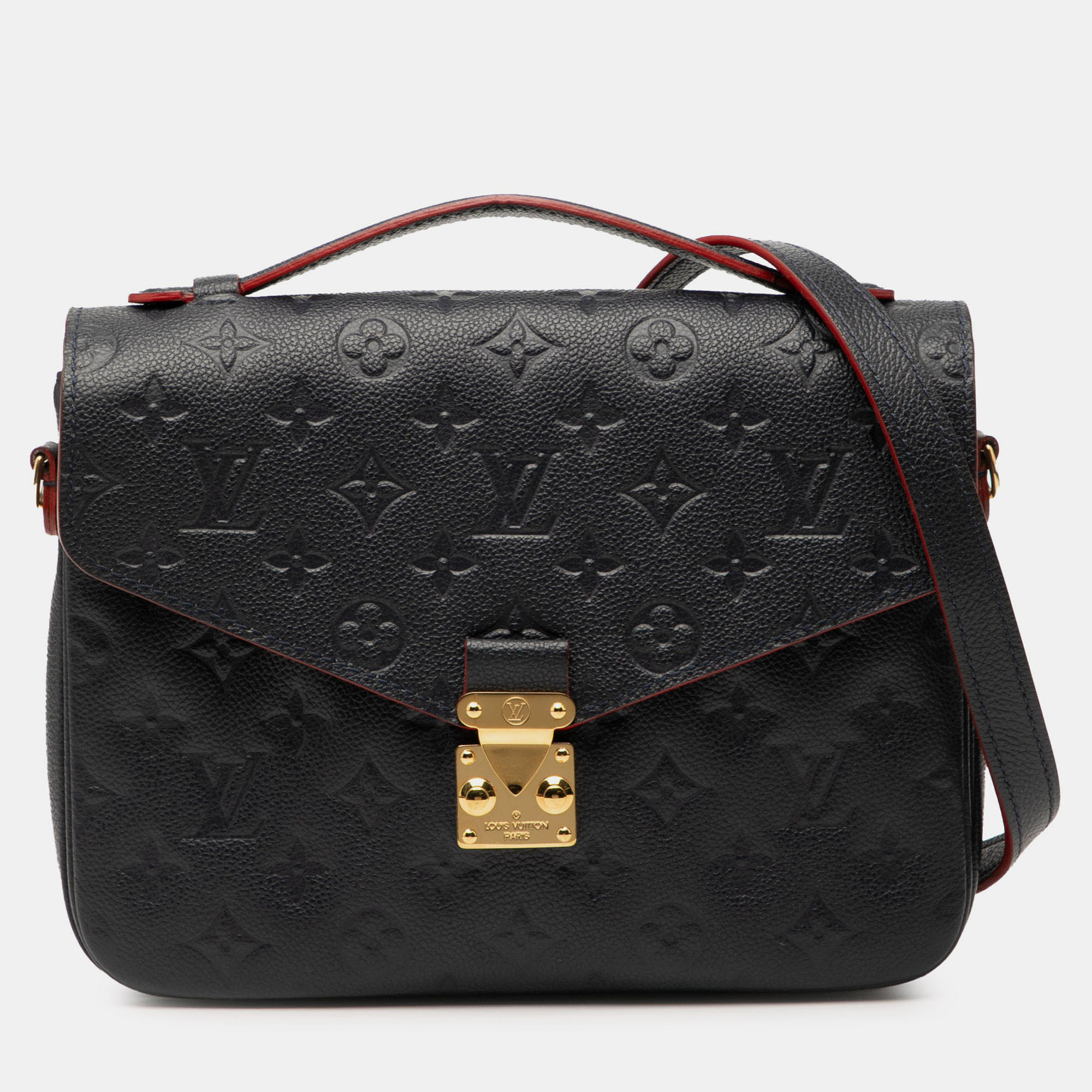 

Louis Vuitton Blue Monogram Empreinte Pochette Metis