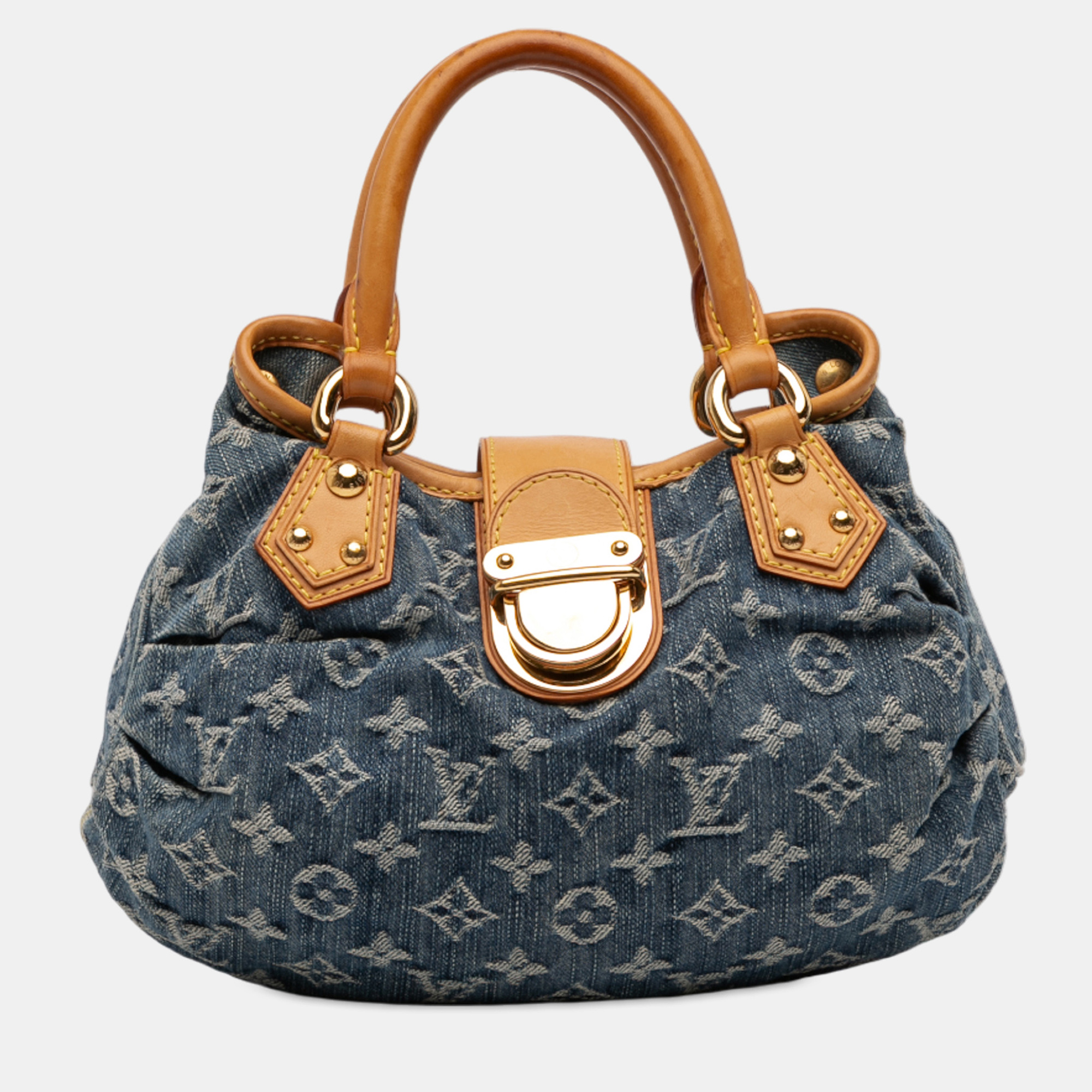 

Louis Vuitton Blue Monogram Denim Pleaty