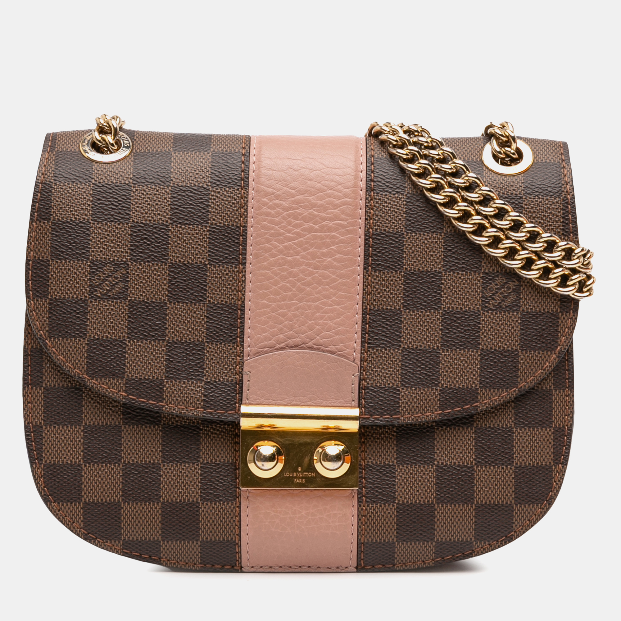 

Louis Vuitton Brown Damier Ebene Cuir Taurillon Wight