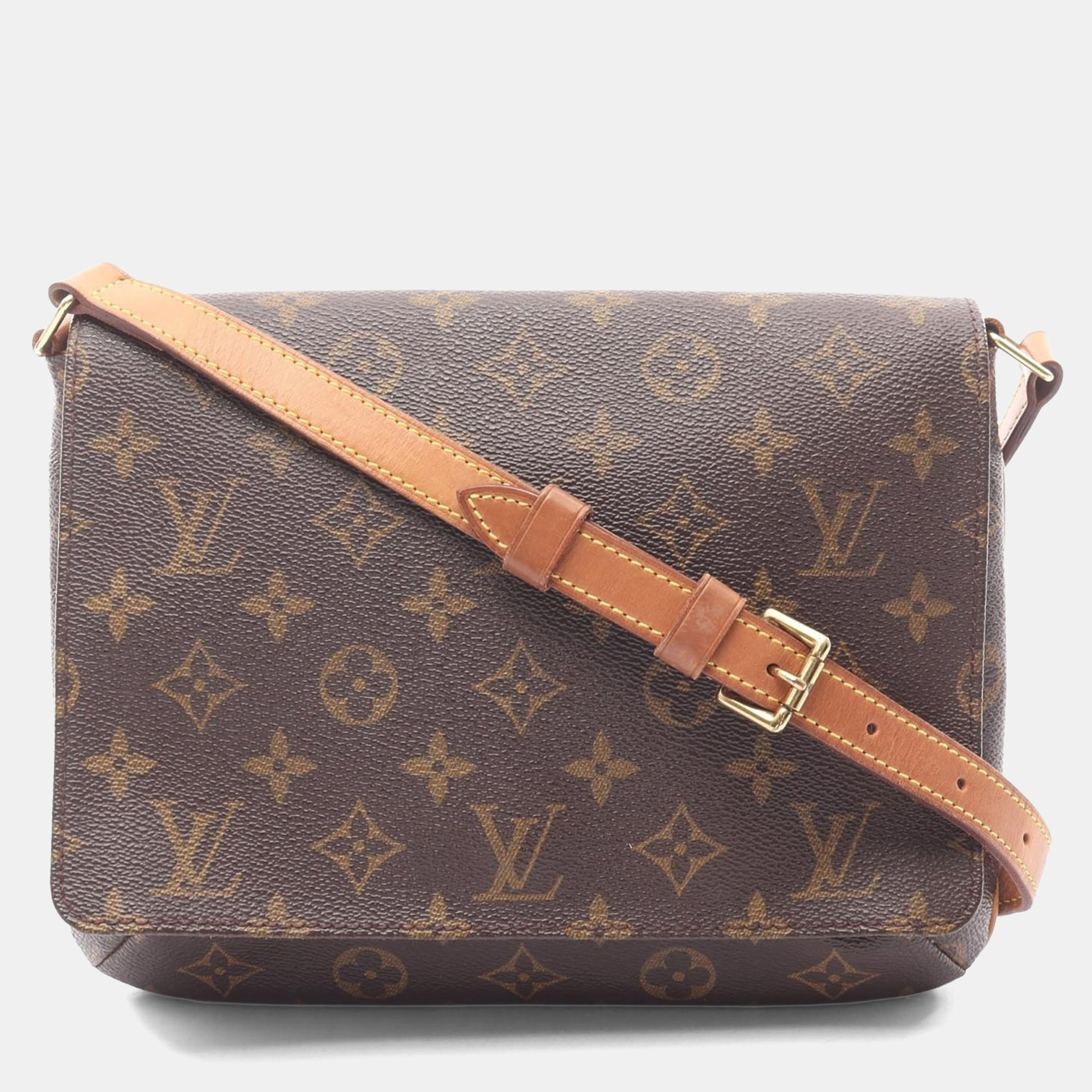 

Louis Vuitton Musette Tango Brown Canvas Shoulder Bag