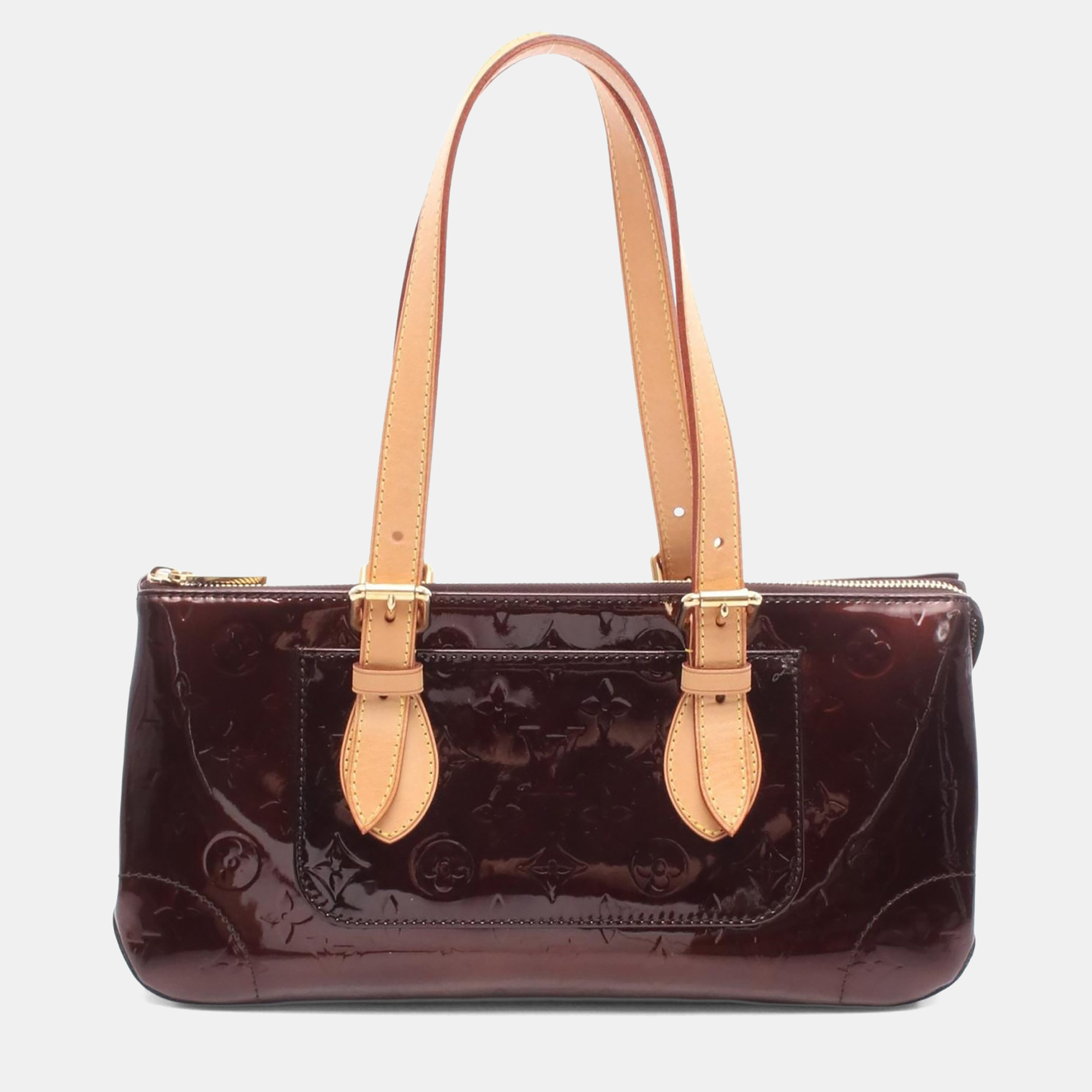 

Louis Vuitton Rosewood Avenue Purple Monogram Vernis Leather Satchel Bag