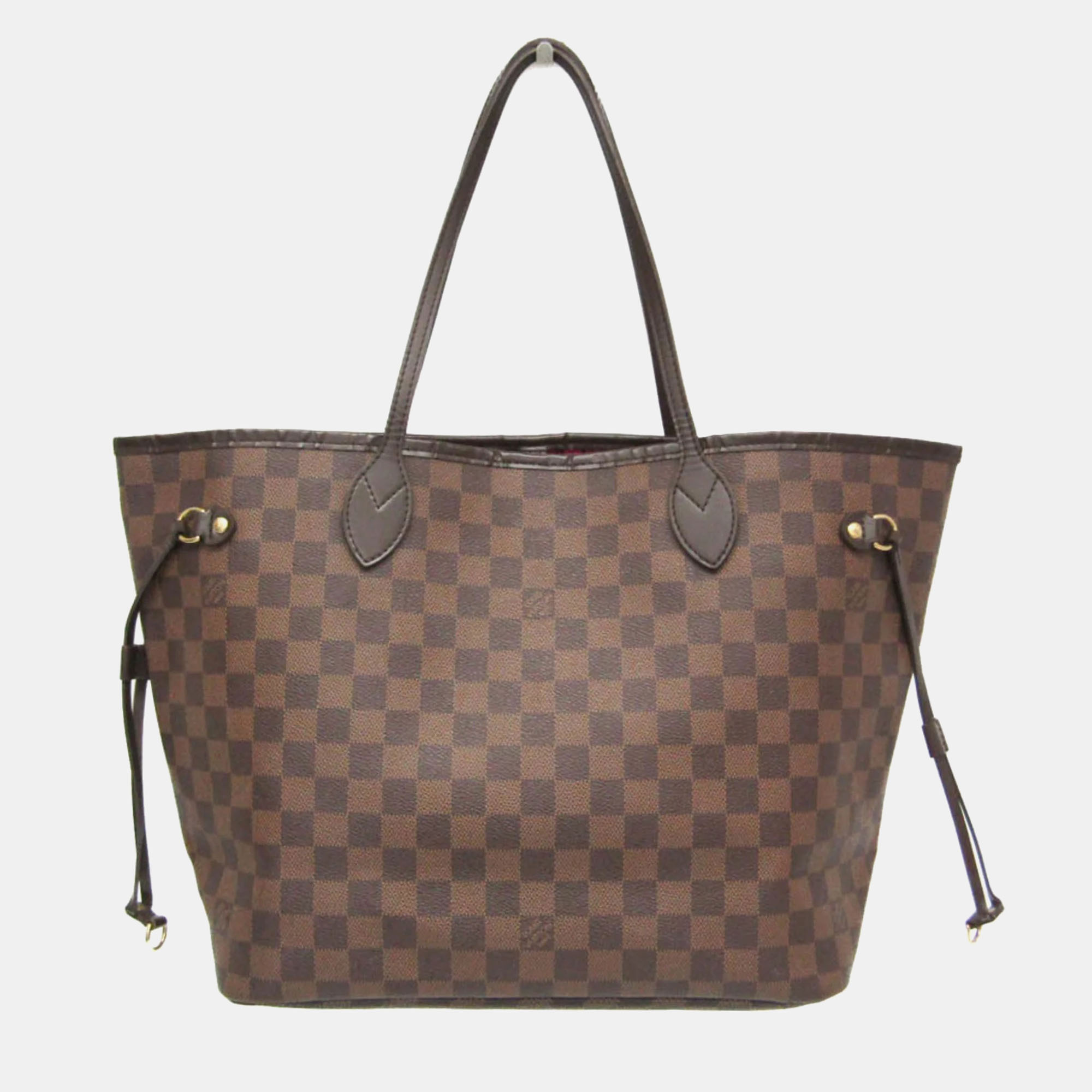 

Louis Vuitton Damier Neverfull MM Tote Bag Brown Ebene