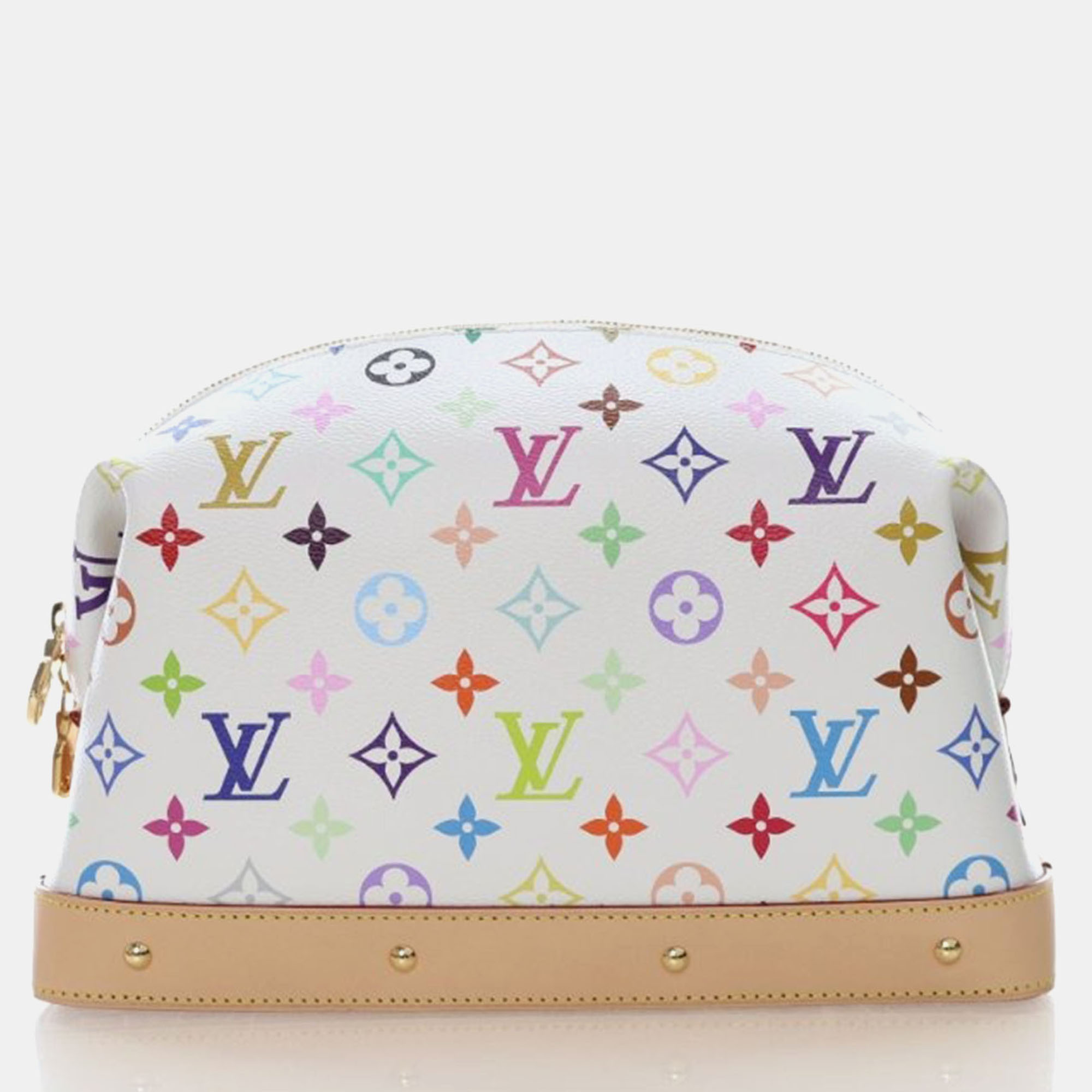 

Louis Vuitton x Takashi Murakami Multicolor Monogram Cosmetic Pouch GM, White