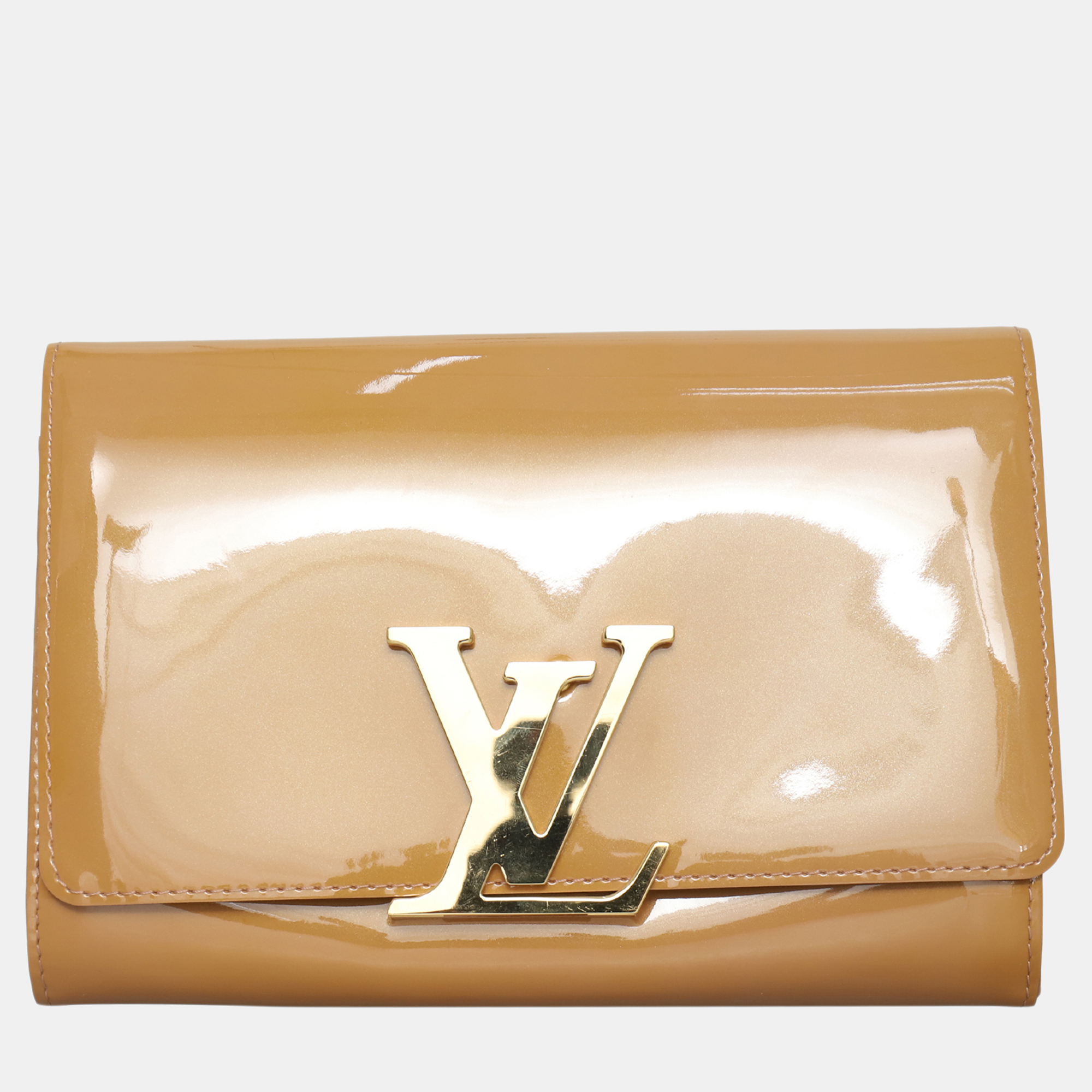 

Louis Vuitton Brown Vernis Louise Clutch
